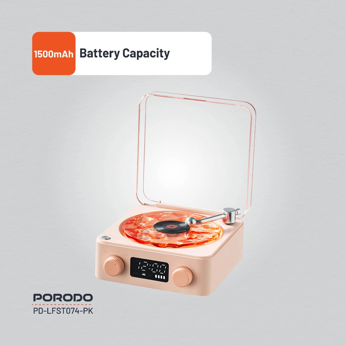 Porodo Lifestyle White Noise Portable Speaker