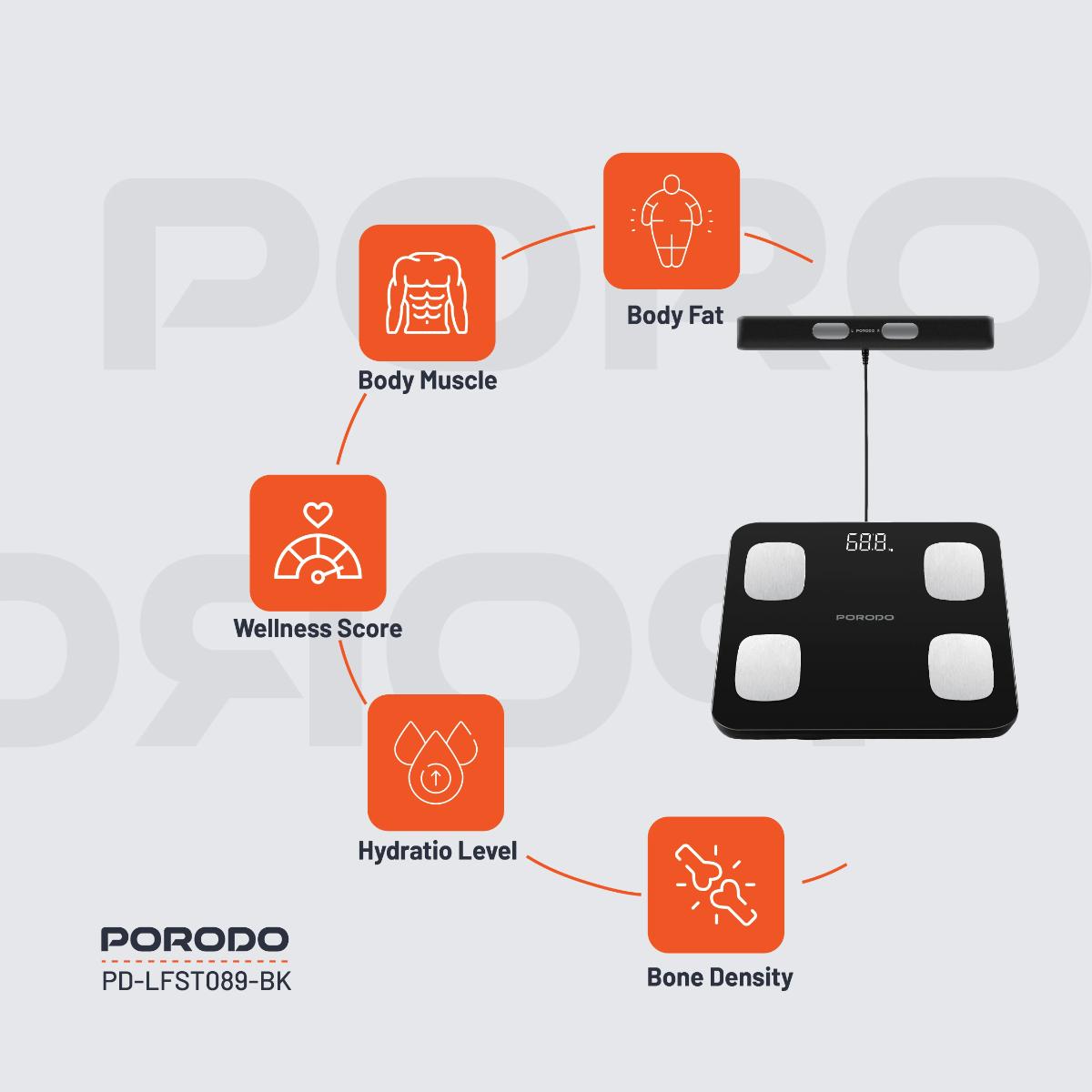 Porodo  Precise Analysis Smart Scale