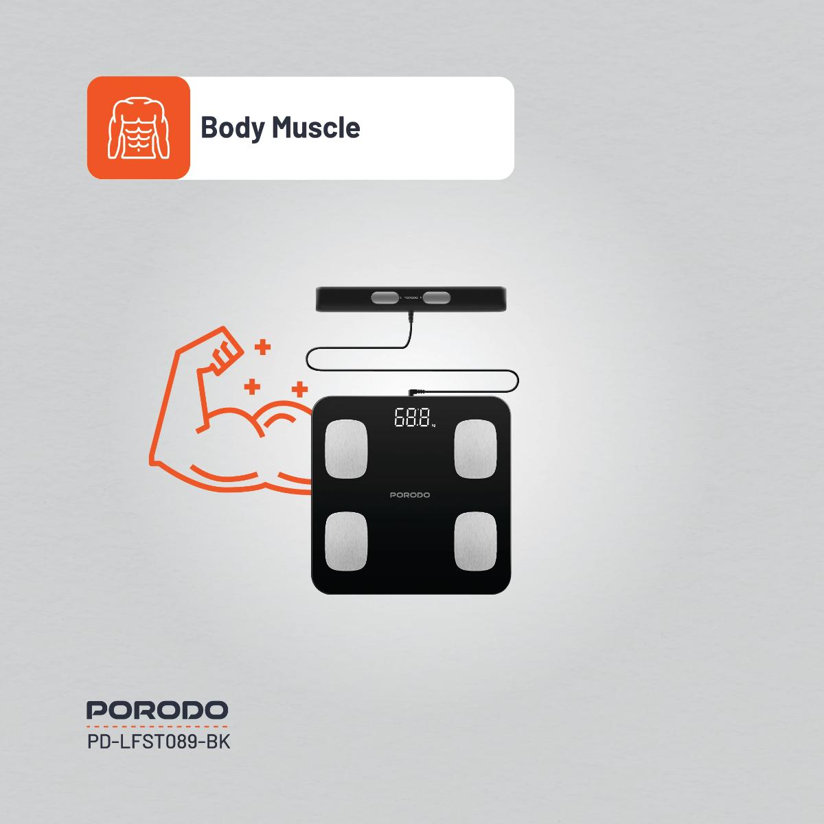 Porodo  Precise Analysis Smart Scale
