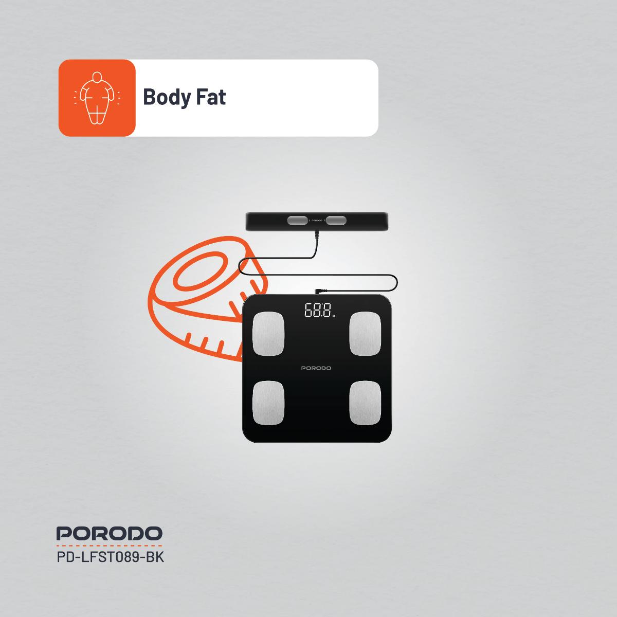 Porodo  Precise Analysis Smart Scale