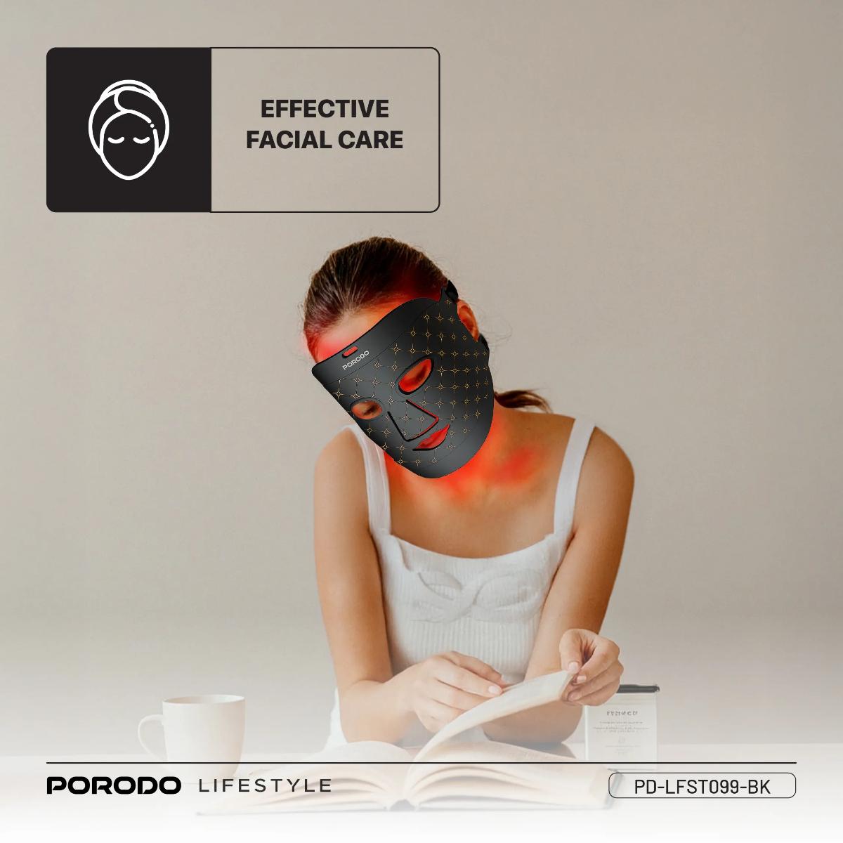 Porodo Lifestyle Red Light Therapy Face Mask