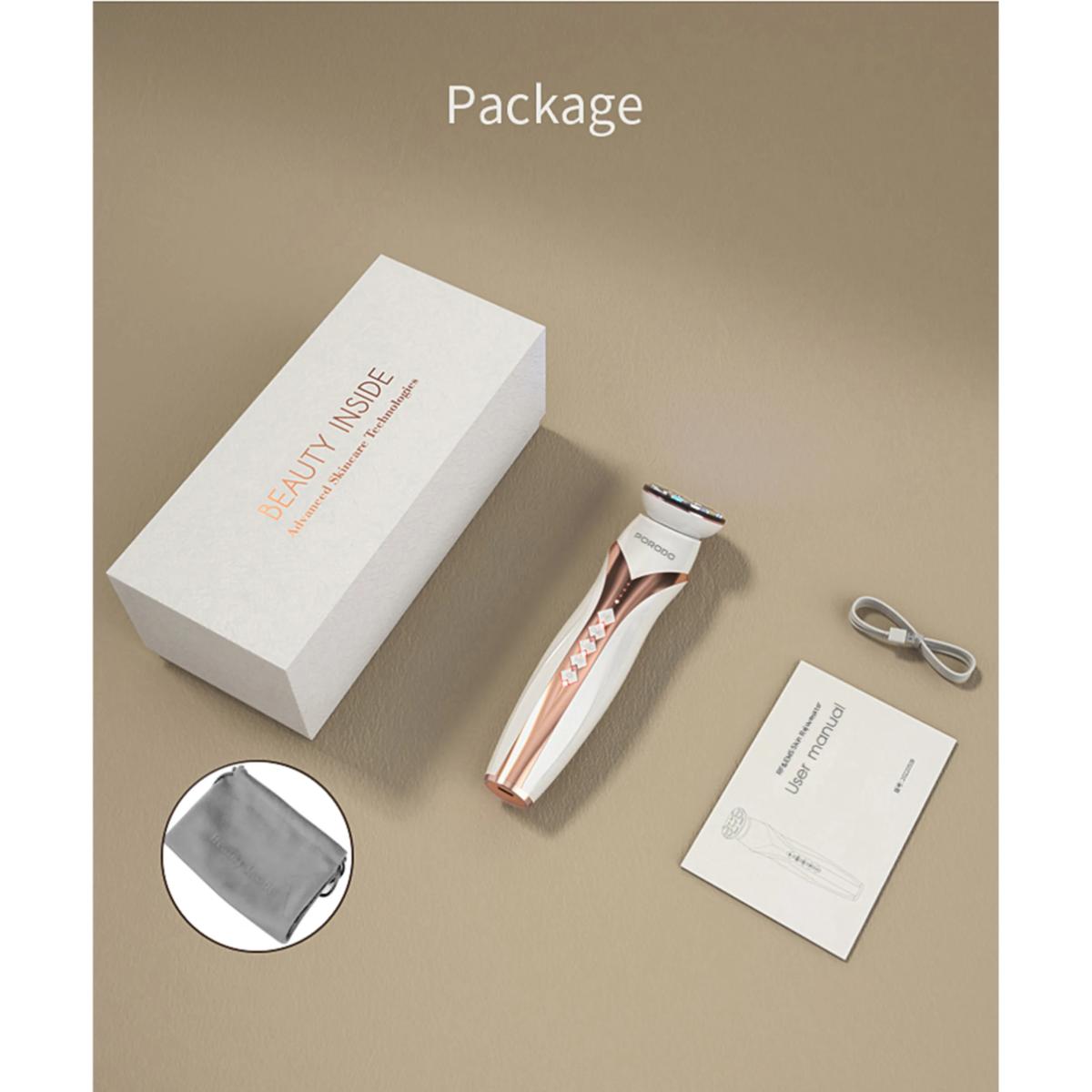 Porodo Lifestyle 4-in-1 RF & EMS Facial Rejuvenation Device