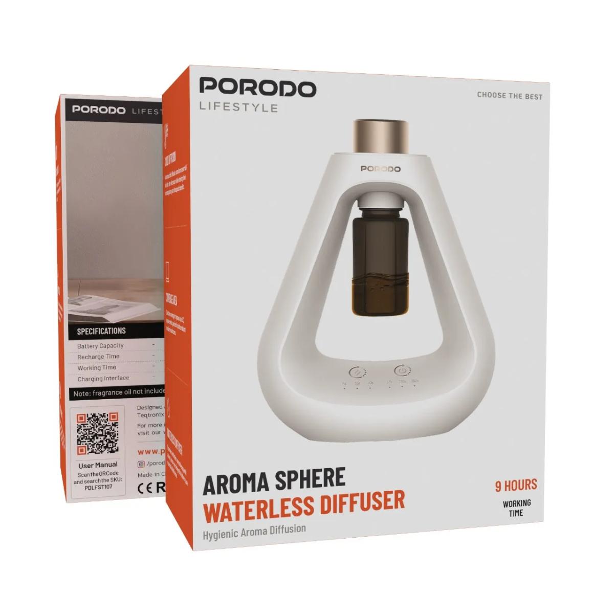 Porodo Lifestyle Aroma Sphere Waterless Diffuser