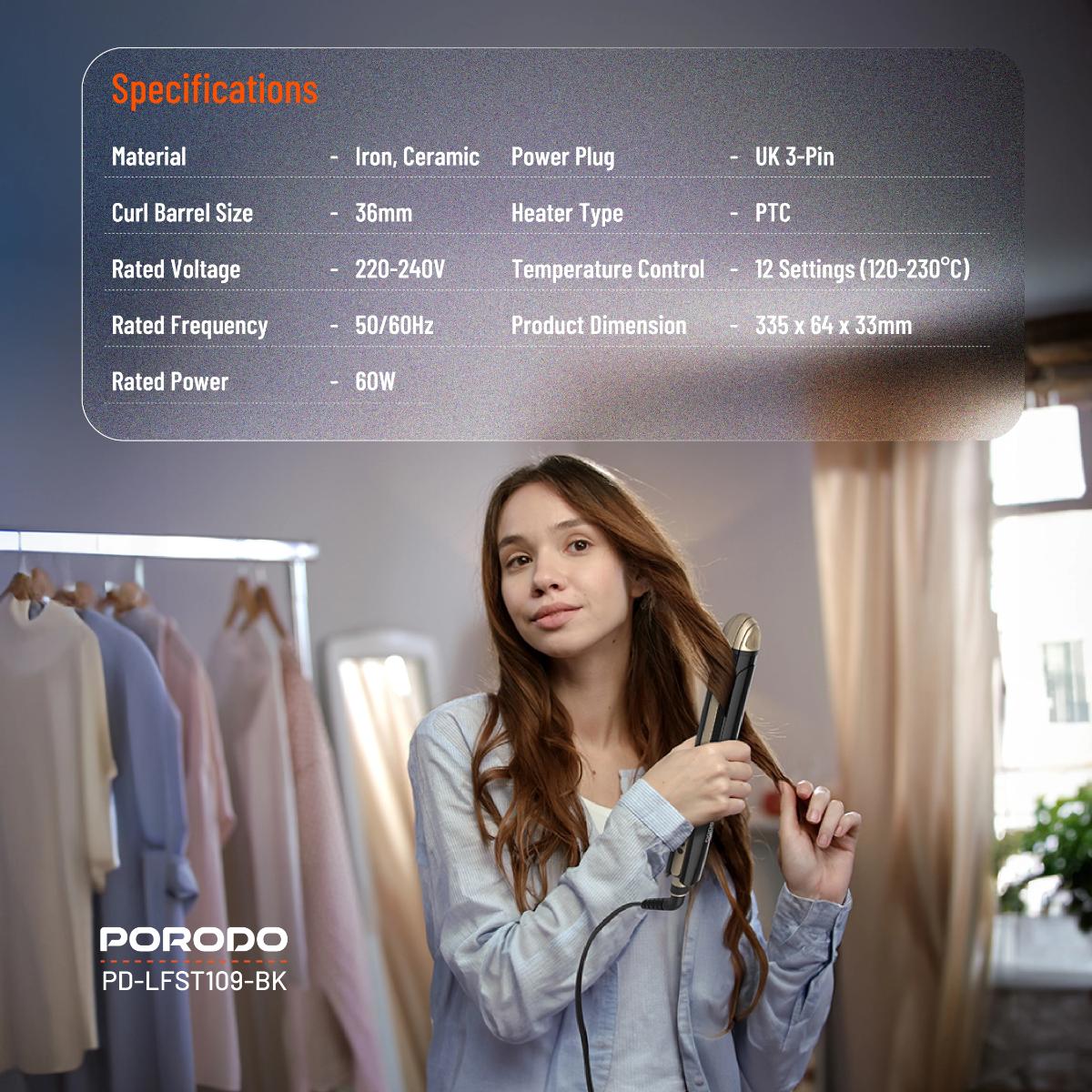 Porodo Lifestyle 4 Style Hair Iron