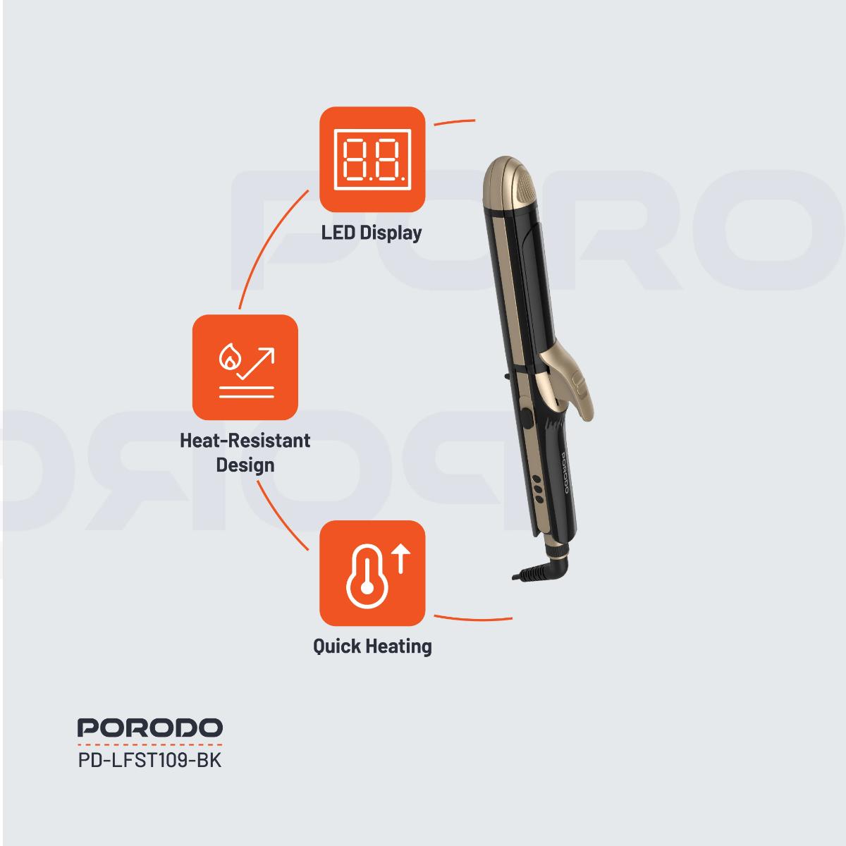 Porodo Lifestyle 4 Style Hair Iron