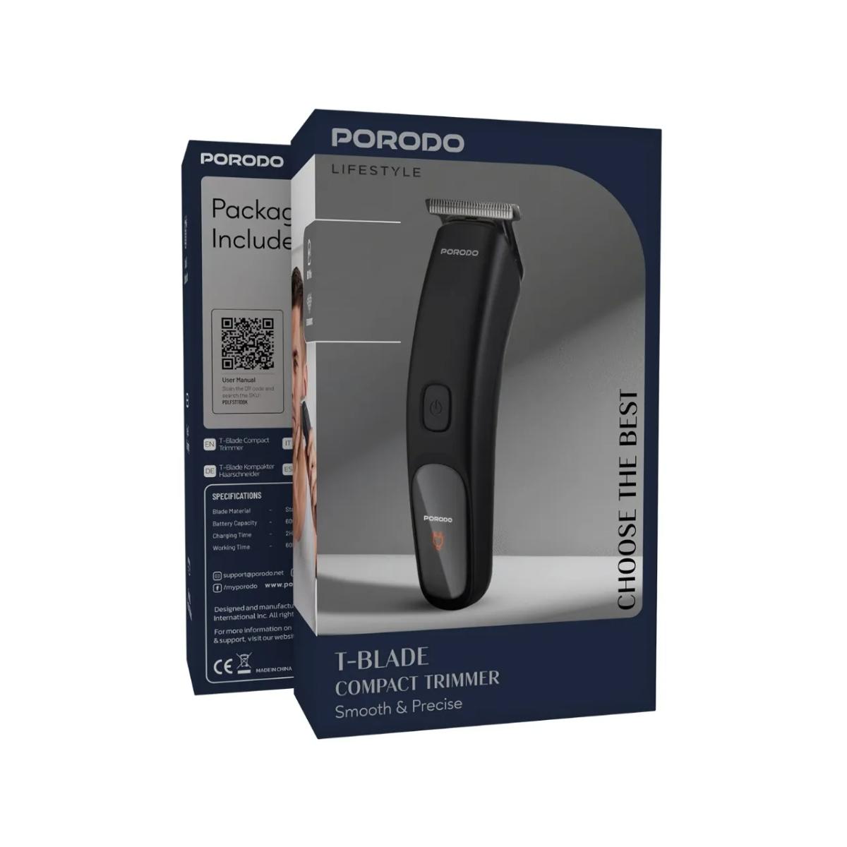 Porodo T-Blade Hair Trimmer 600mAh