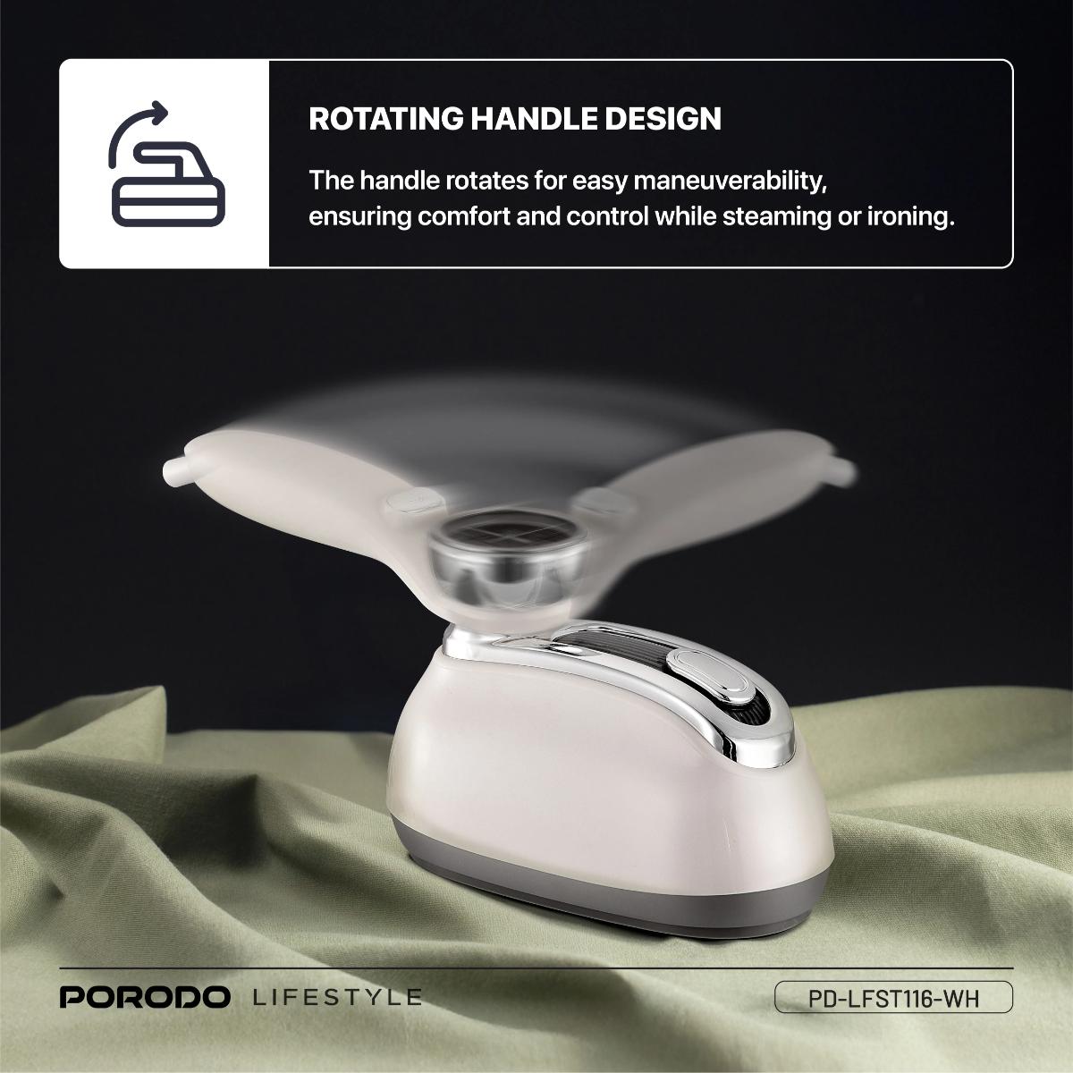 Porodo  Retro Thermometer Steam & Heat Iron