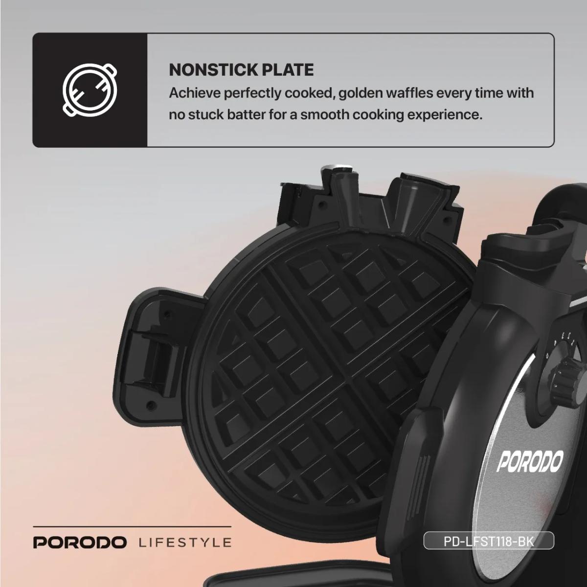 Porodo Lifestyle Vertical Waffle Maker