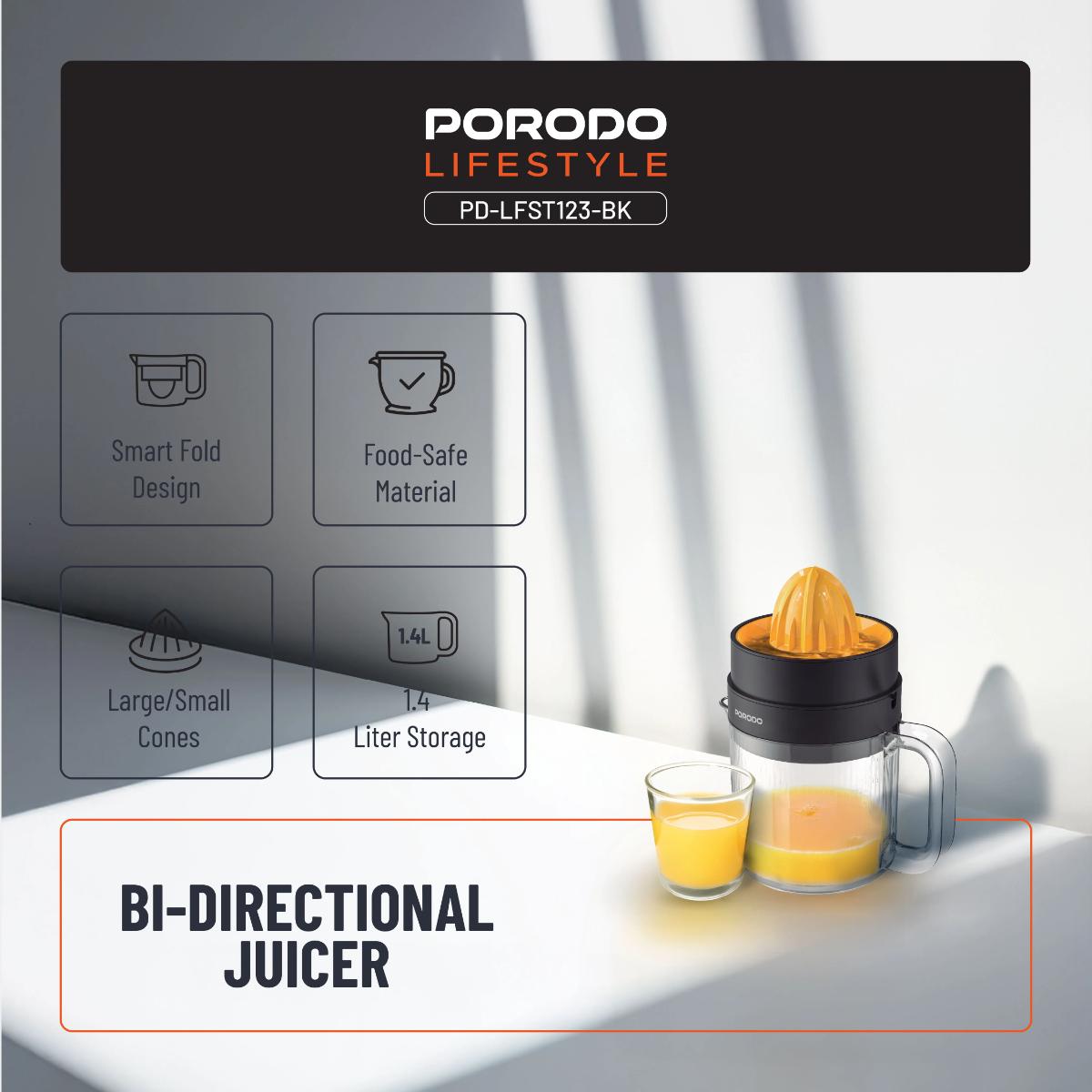 Porodo Lifestyle BI-Directional  Juicer