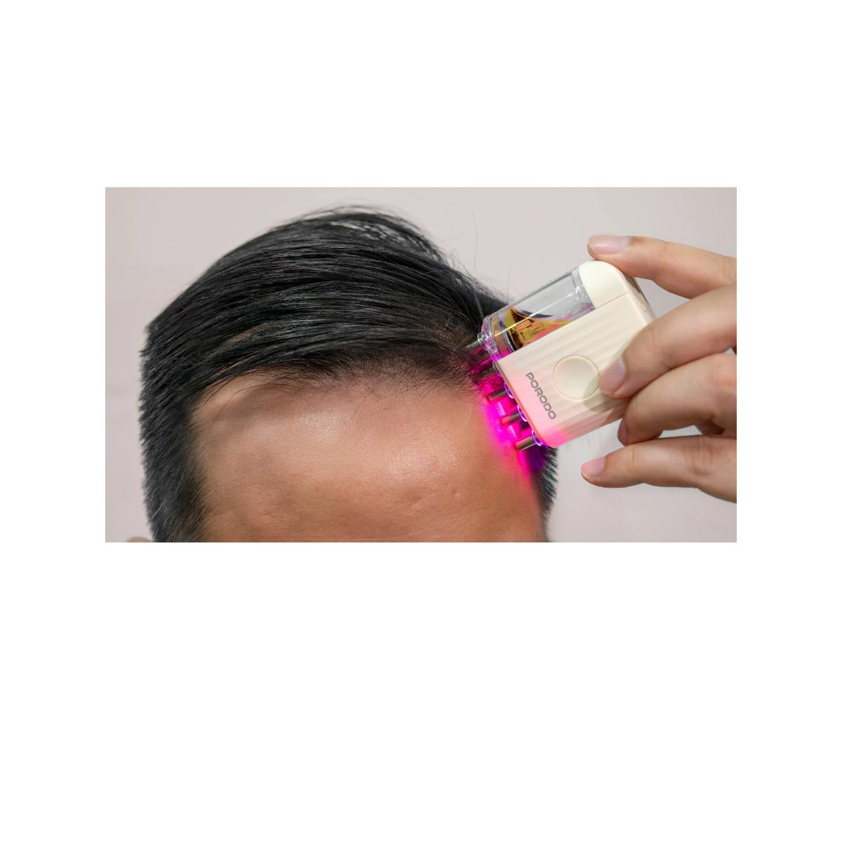 Porodo EMS & Red Light Therapy Hair Oil Applicator