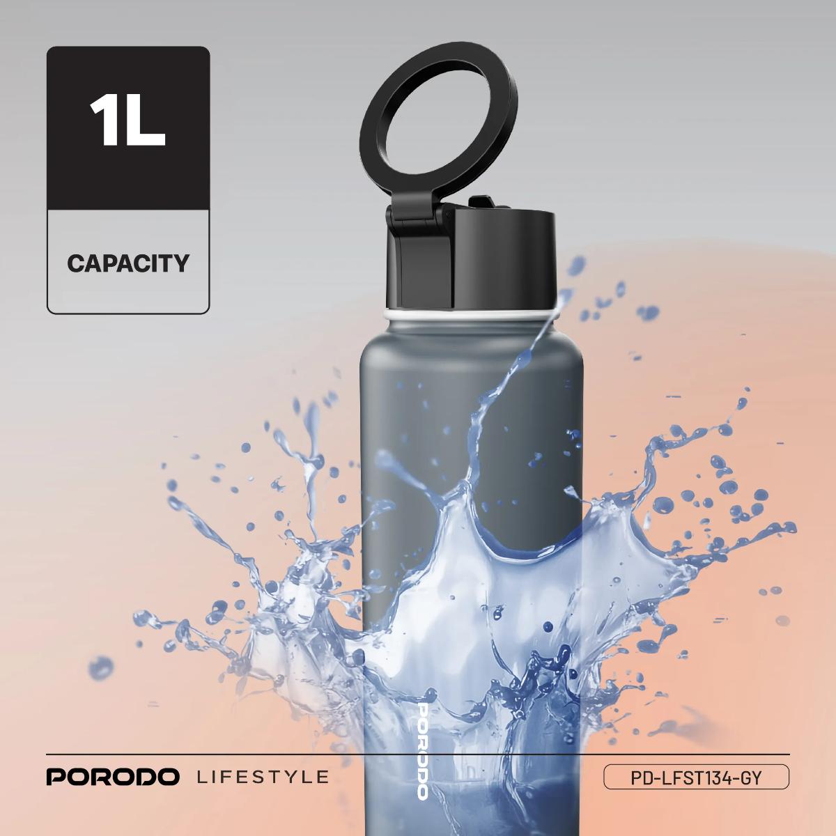 Porodo Lifestyle Magnetic Mount Water Bottle