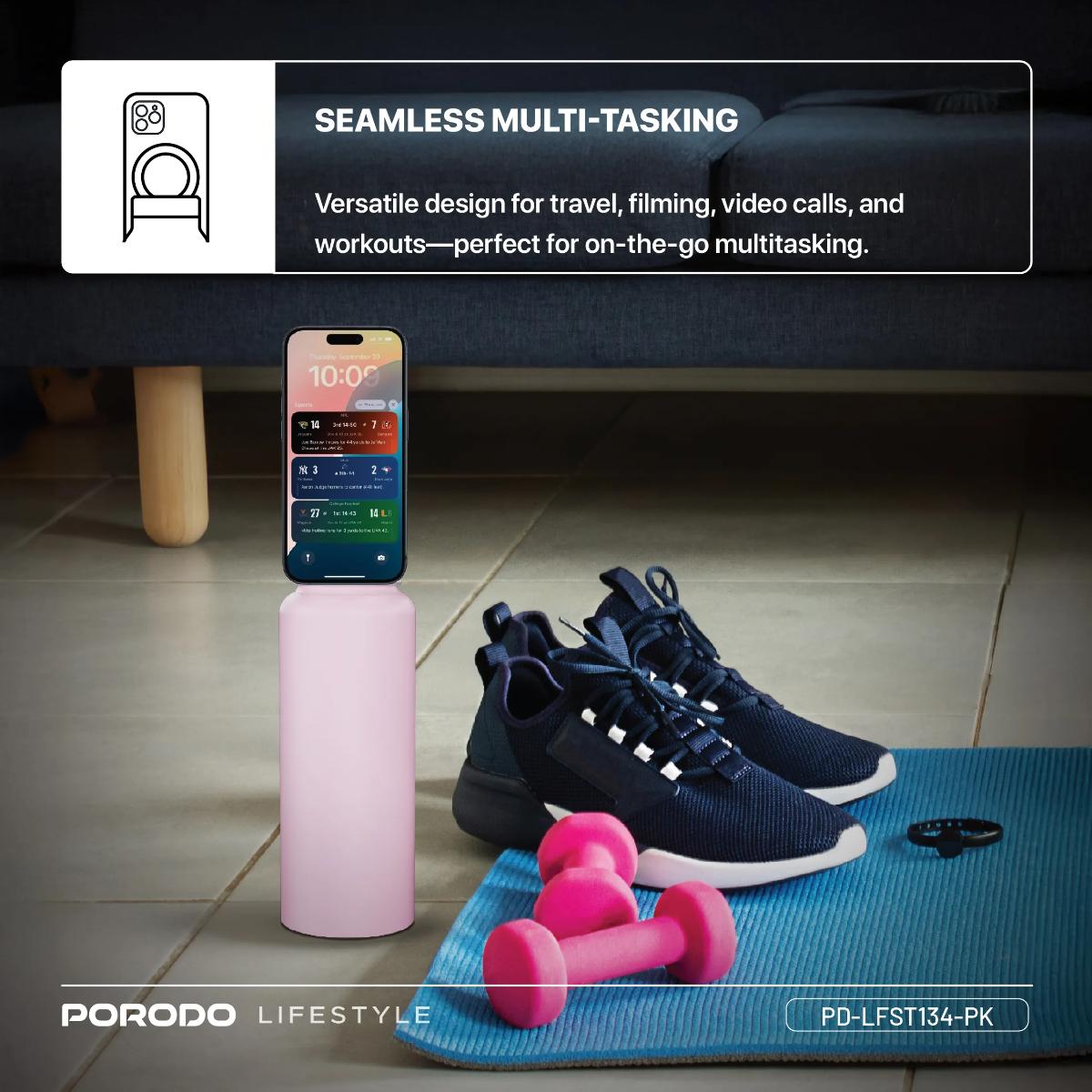 Porodo Lifestyle Magnetic Mount Water Bottle