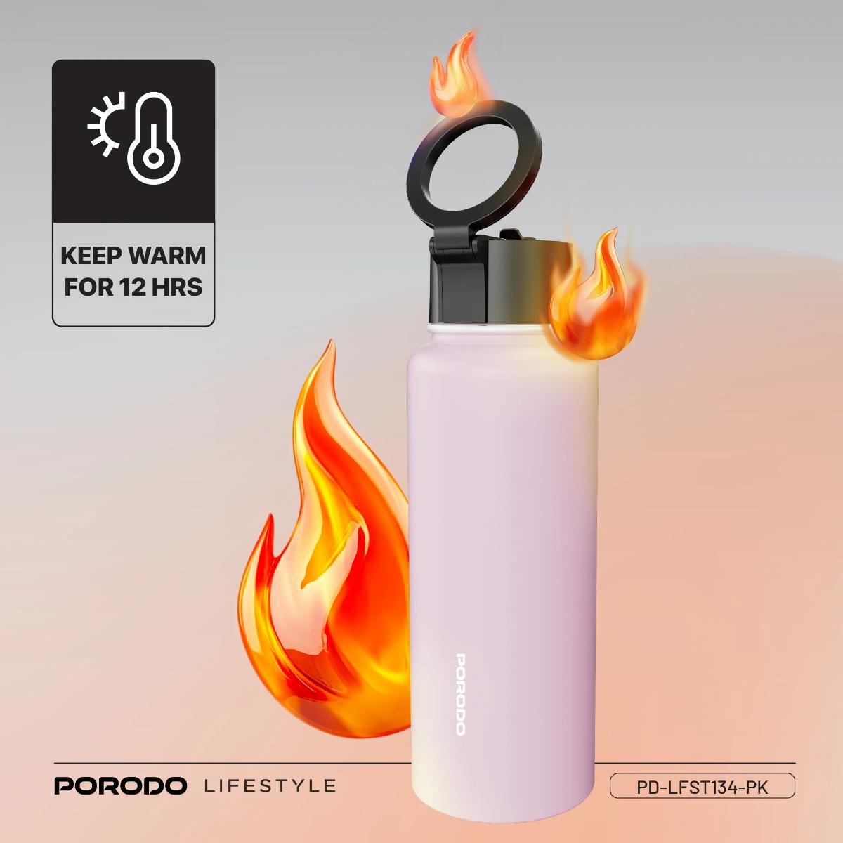 Porodo Lifestyle Magnetic Mount Water Bottle