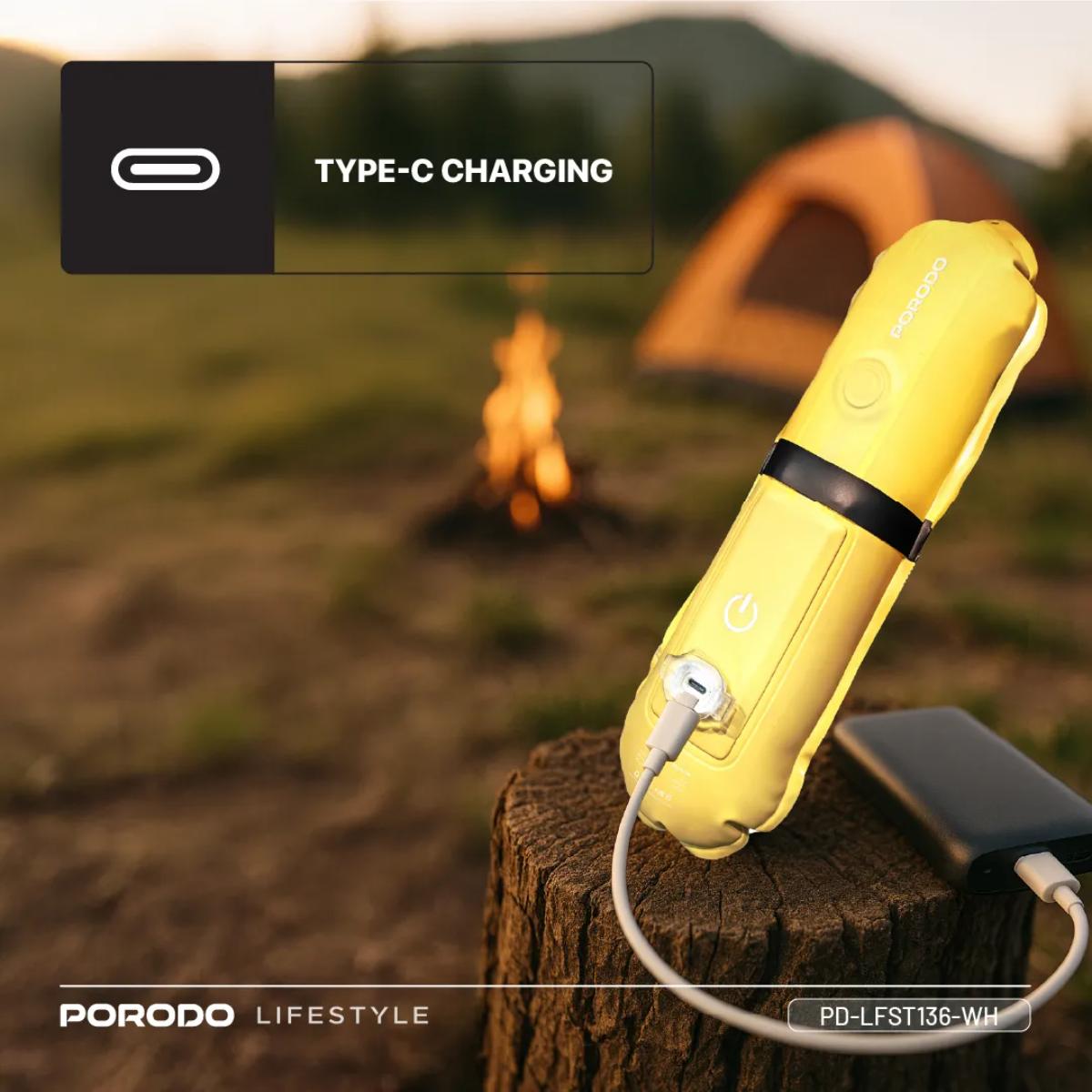 Porodo Lifestyle Inflatable Outdoor Magnetic Tube Light