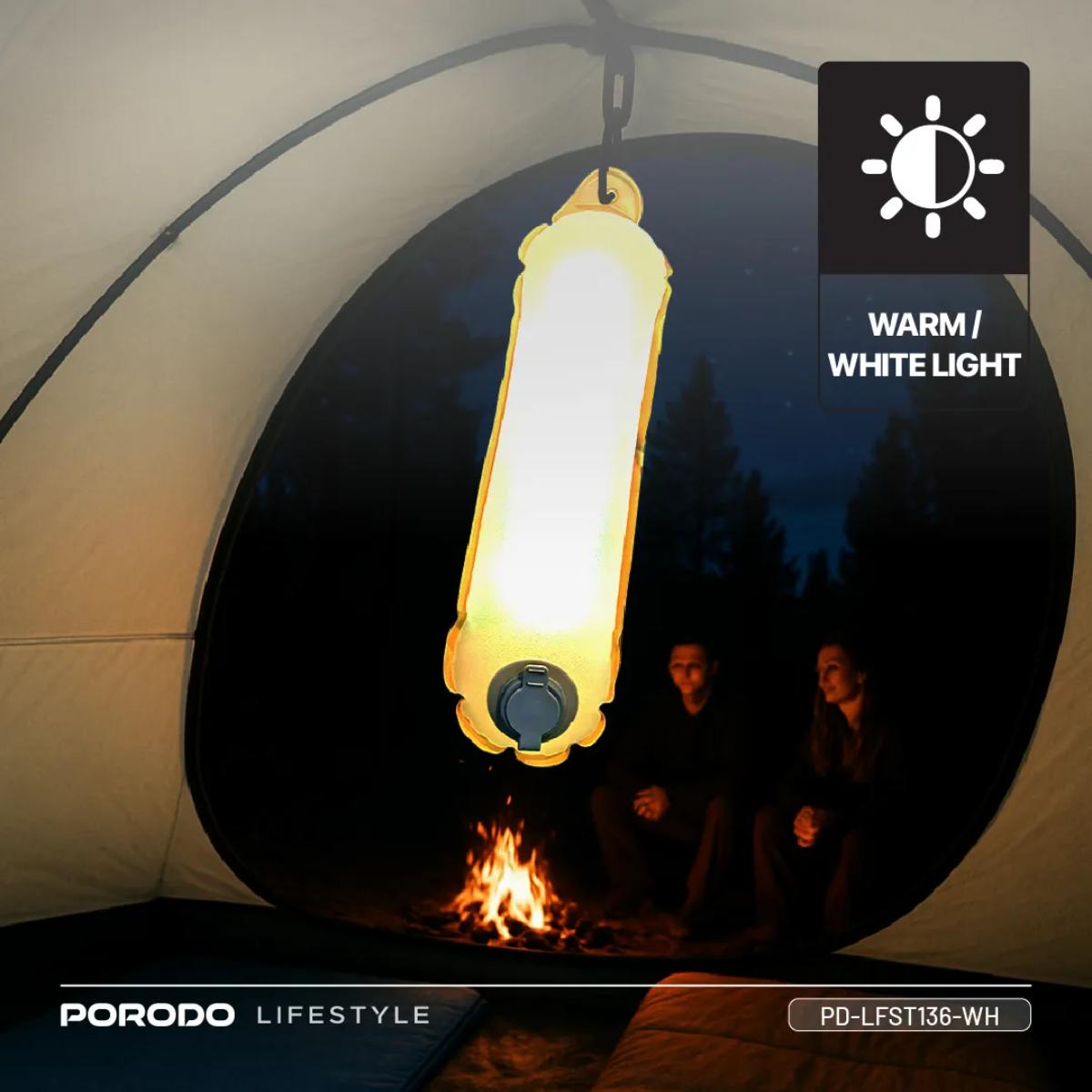 Porodo Lifestyle Inflatable Outdoor Magnetic Tube Light