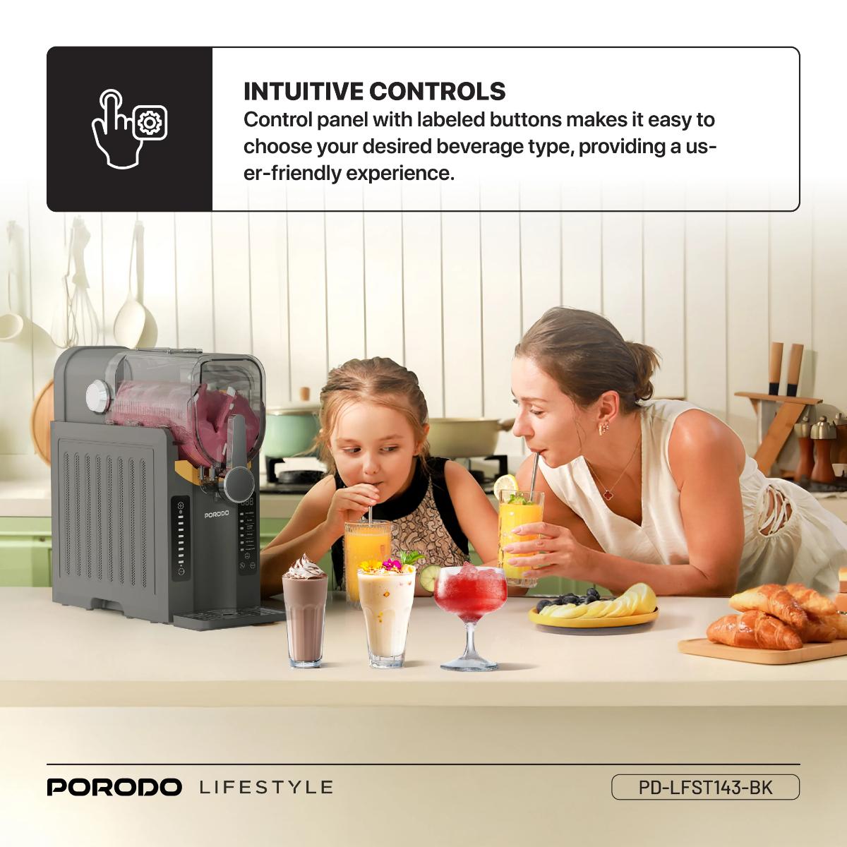 Porodo Lifestyle Multi-Function Slushie Maker