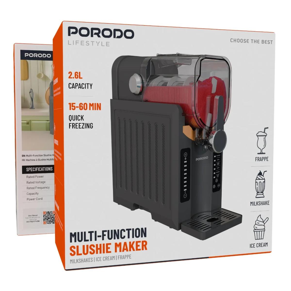 Porodo Lifestyle Multi-Function Slushie Maker
