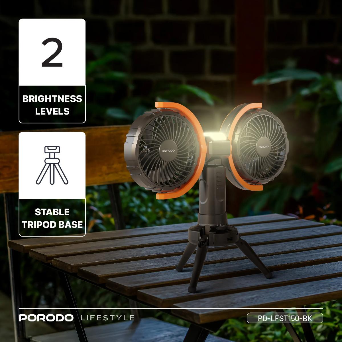 Porodo  Dual-Head Oscillating Fan