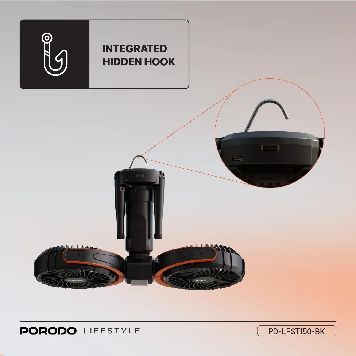 Porodo  Dual-Head Oscillating Fan