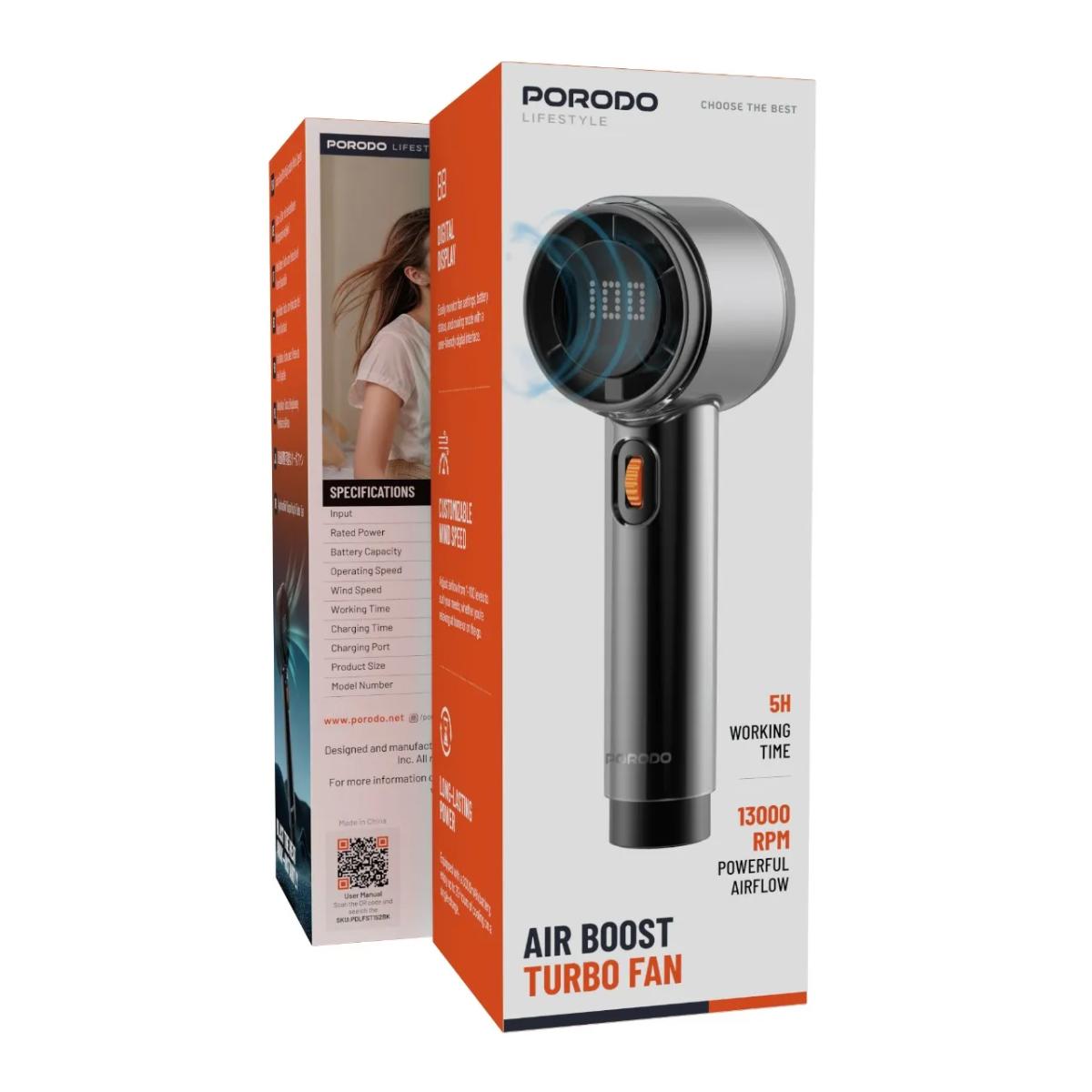 Porodo Lifestyle Air Boost Turbo Fan