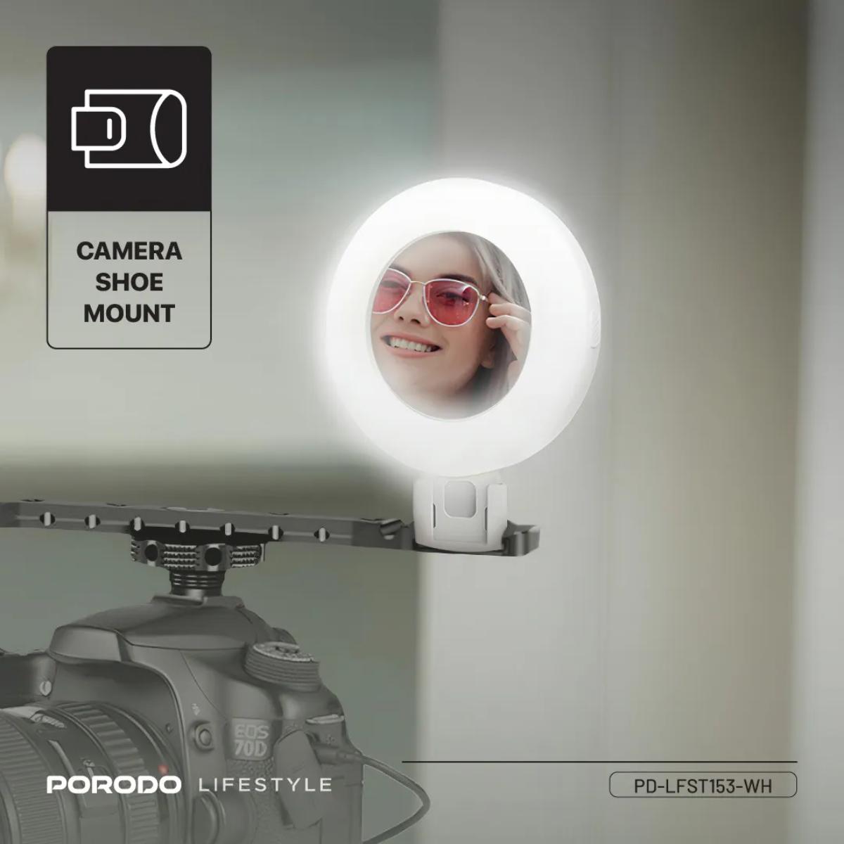 Porodo Lifestyle Clip-On Mirror Fill Light