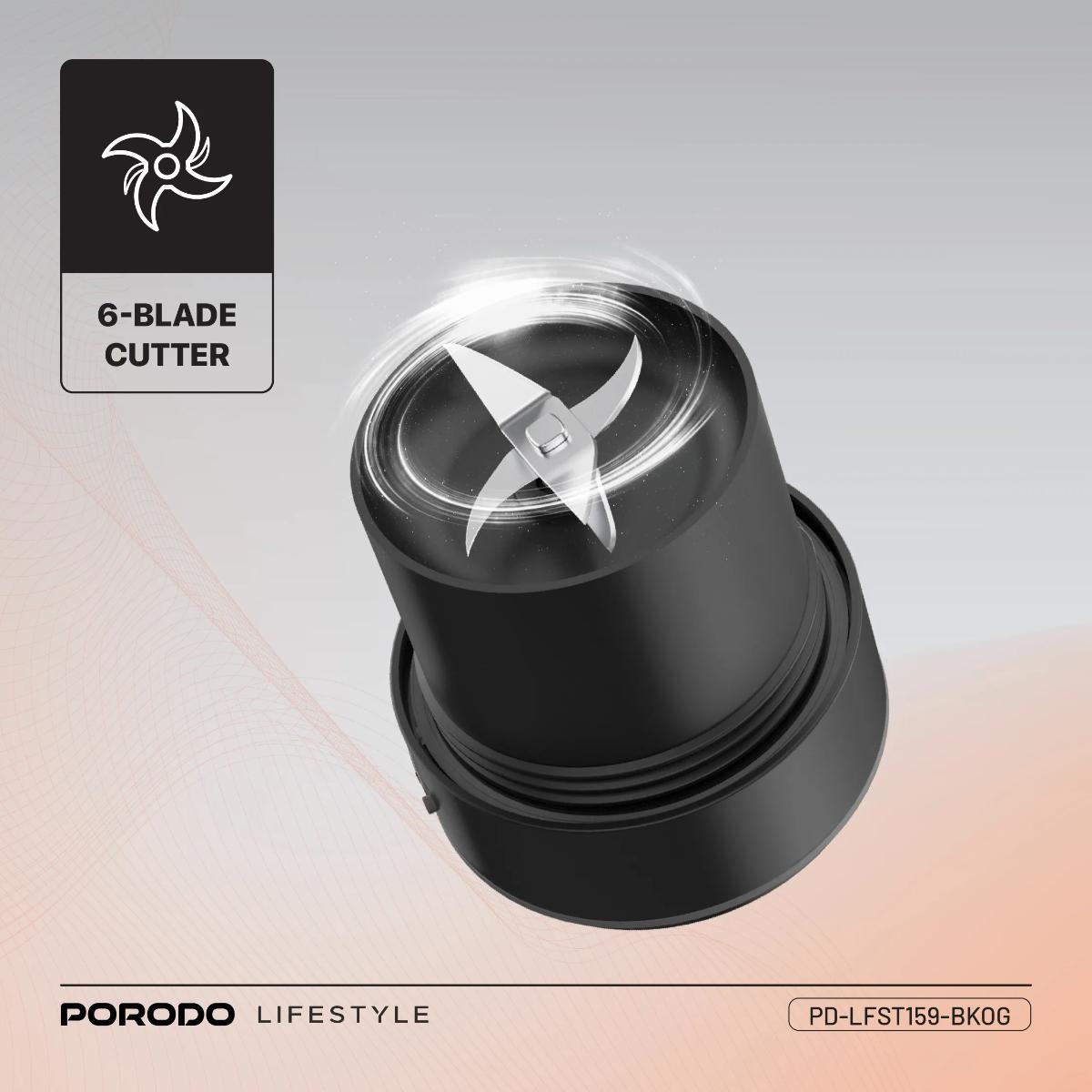 Porodo Lifestyle 6-Blade Portable Blender