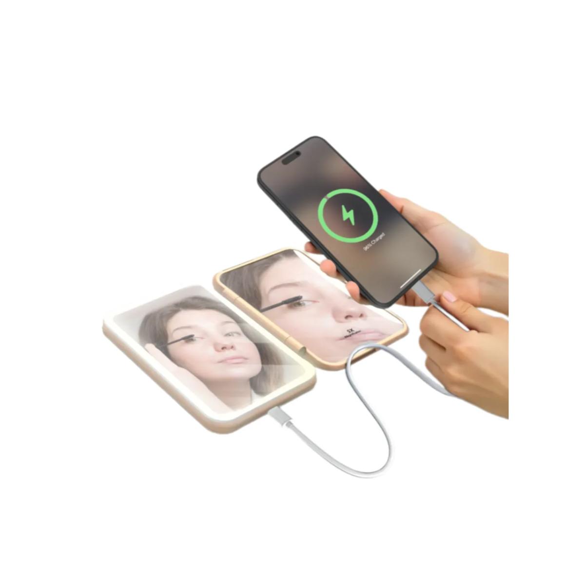 Porodo 2-in-1 LED Magnifying Makeup Mirror