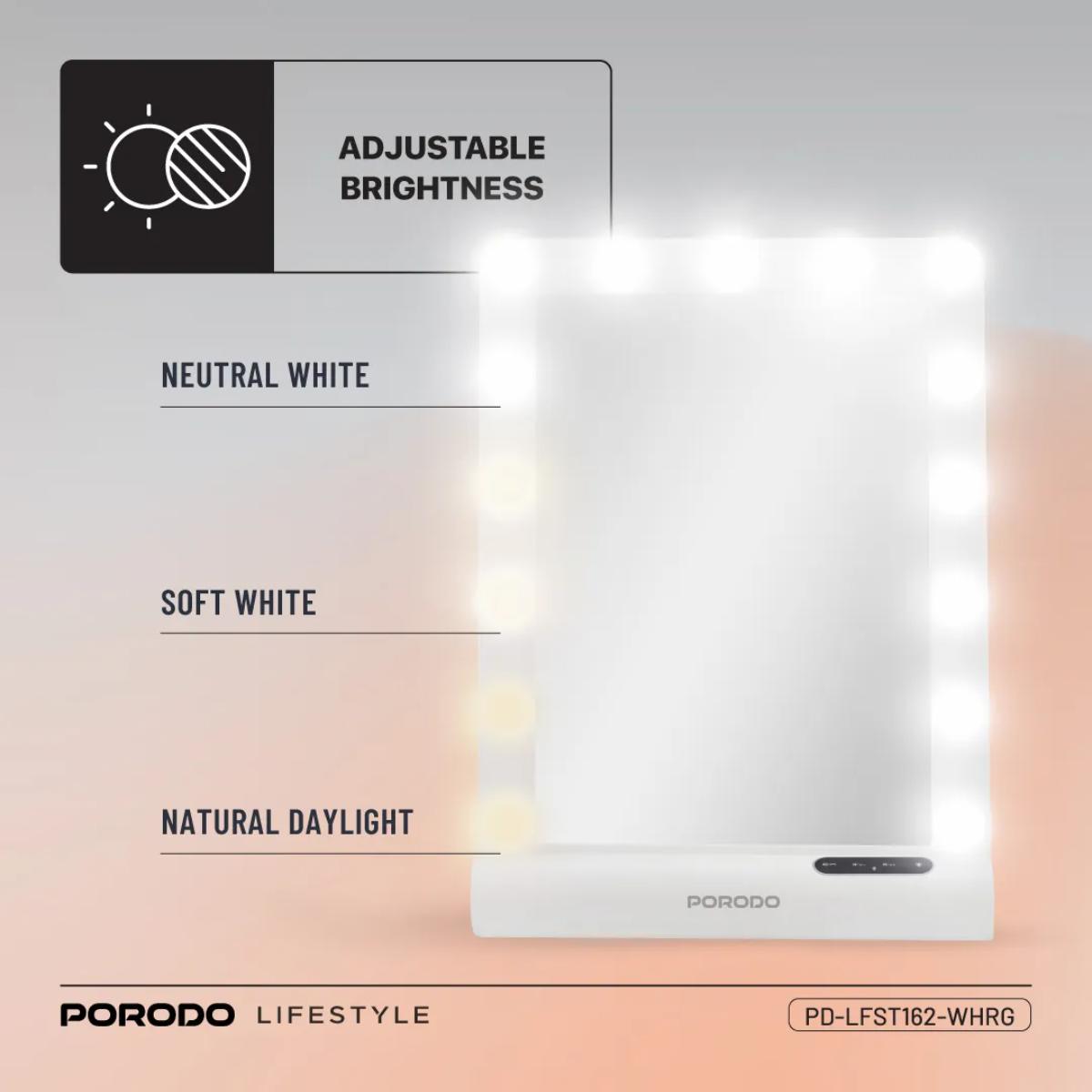 Porodo Lifestyle Hollywood Vanity Mirror