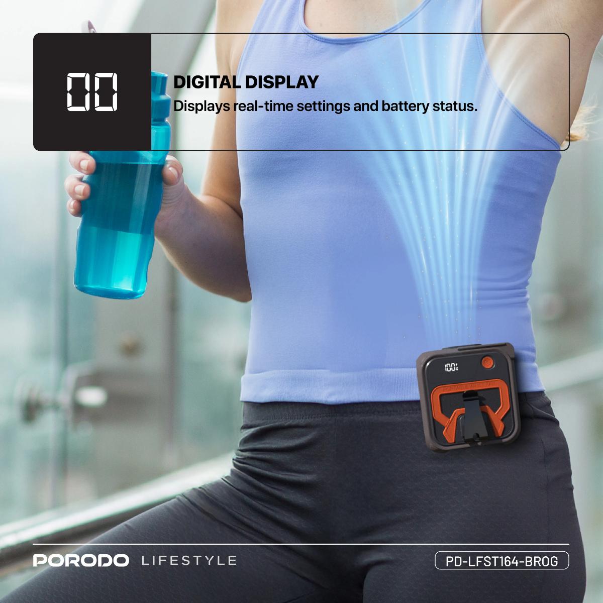 Porodo  Multifunction Cooling Waist Fan