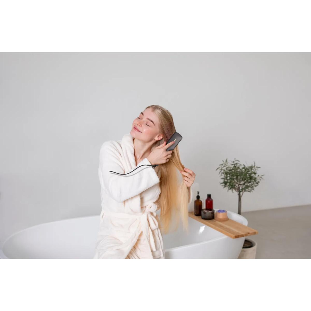 Porodo Lifestyle Electric Heated Hair Straightener Brush