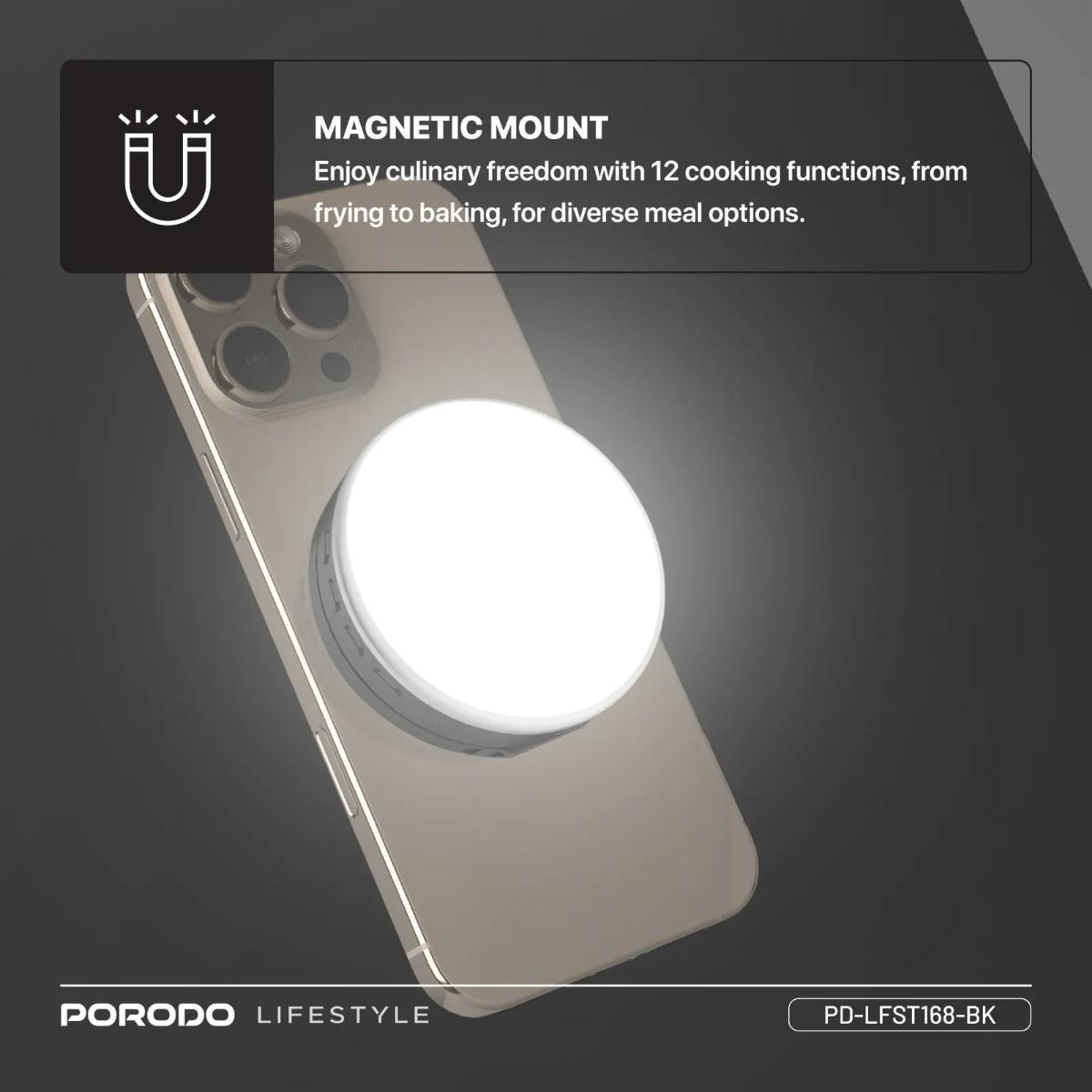 Porodo Lifestyle Magnetic Selfie Fill Light