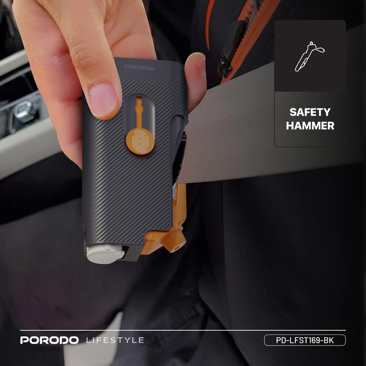Porodo Lifestyle Vehicle Emergency Safety kit