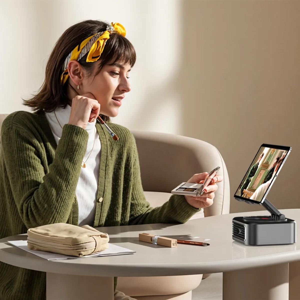Porodo Lifestyle Multifunctional Tablet Speaker Stand