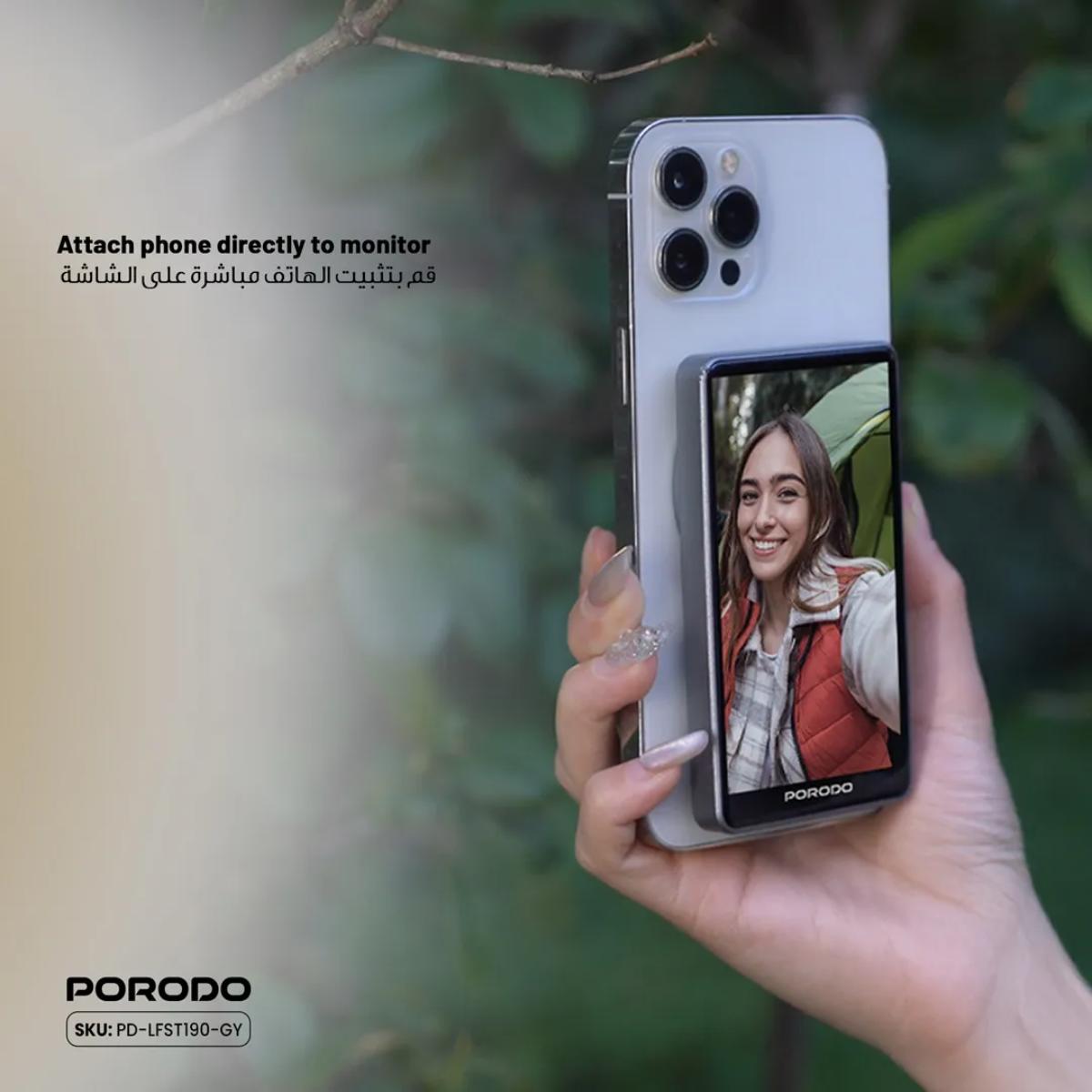 Porodo Lifestyle Selfie Screen Monitor Magnetic