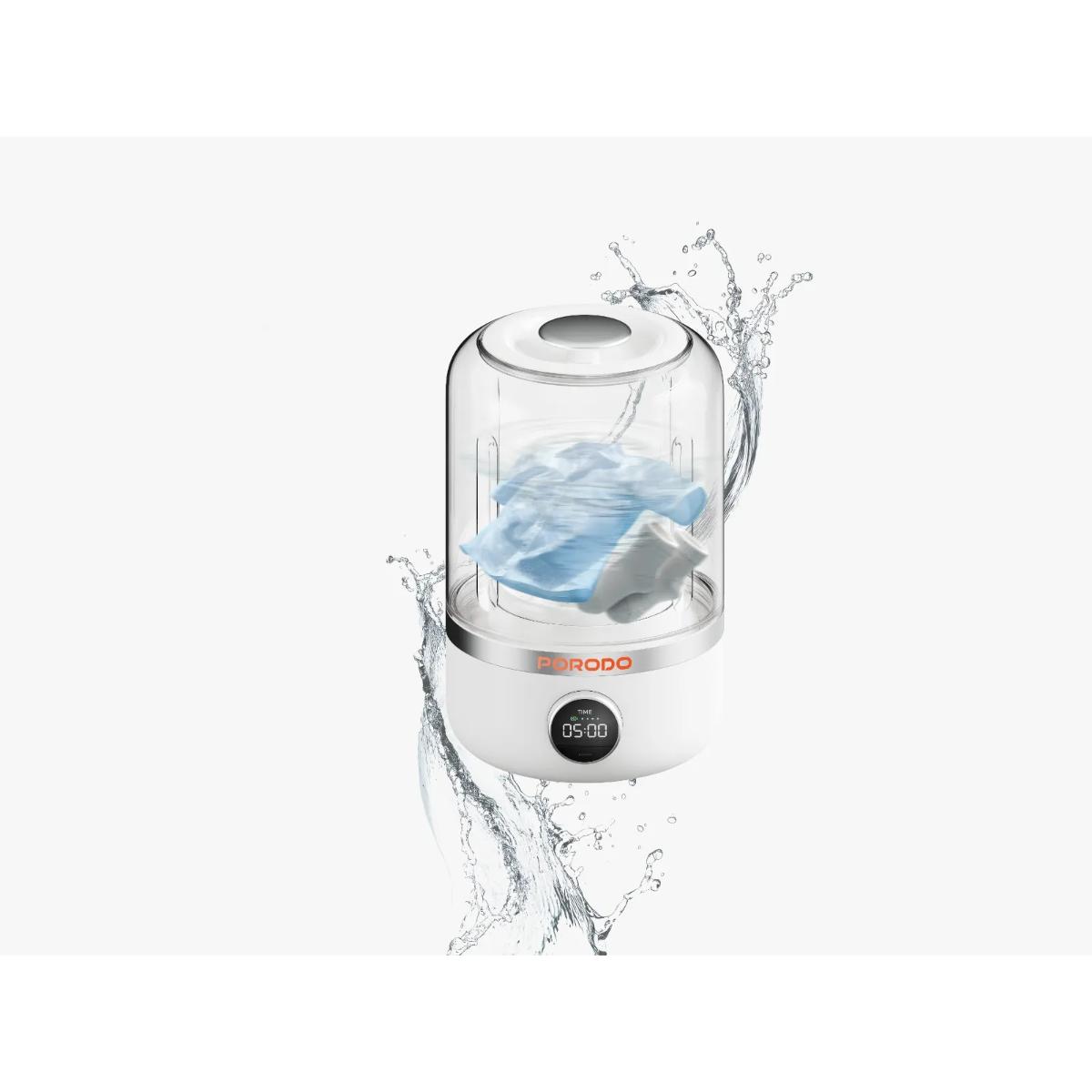 Porodo Lifestyle Cordless Mini Washing Machine