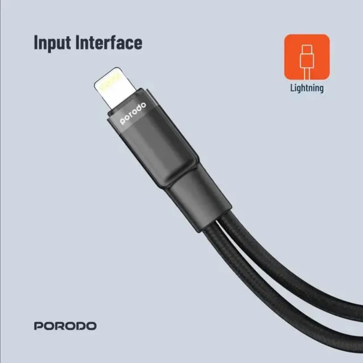 Porodo Lightning Audio + Charge Adapter