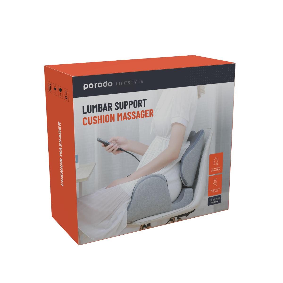 Porodo Lumbar Support Cushion Massager