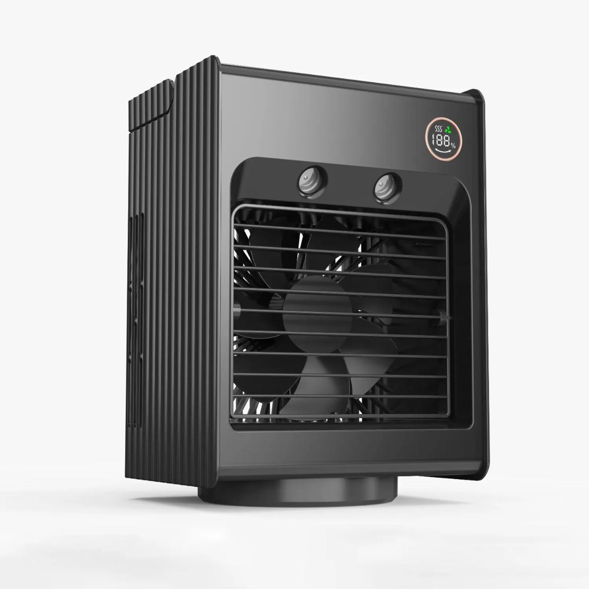 Porodo 4-in-1 Portable Cooling Fan & Mister