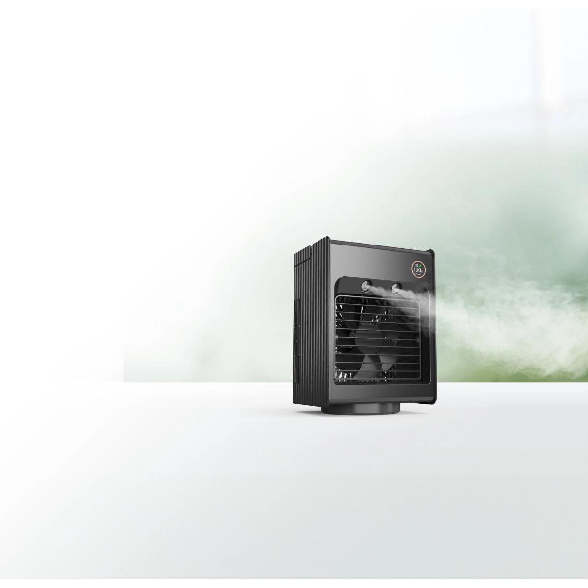Porodo 4-in-1 Portable Cooling Fan & Mister