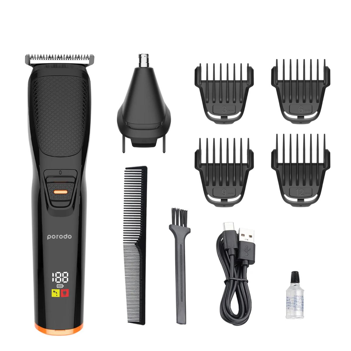 Porodo Multi-Purpose Stainless Steel Beard Trimmer