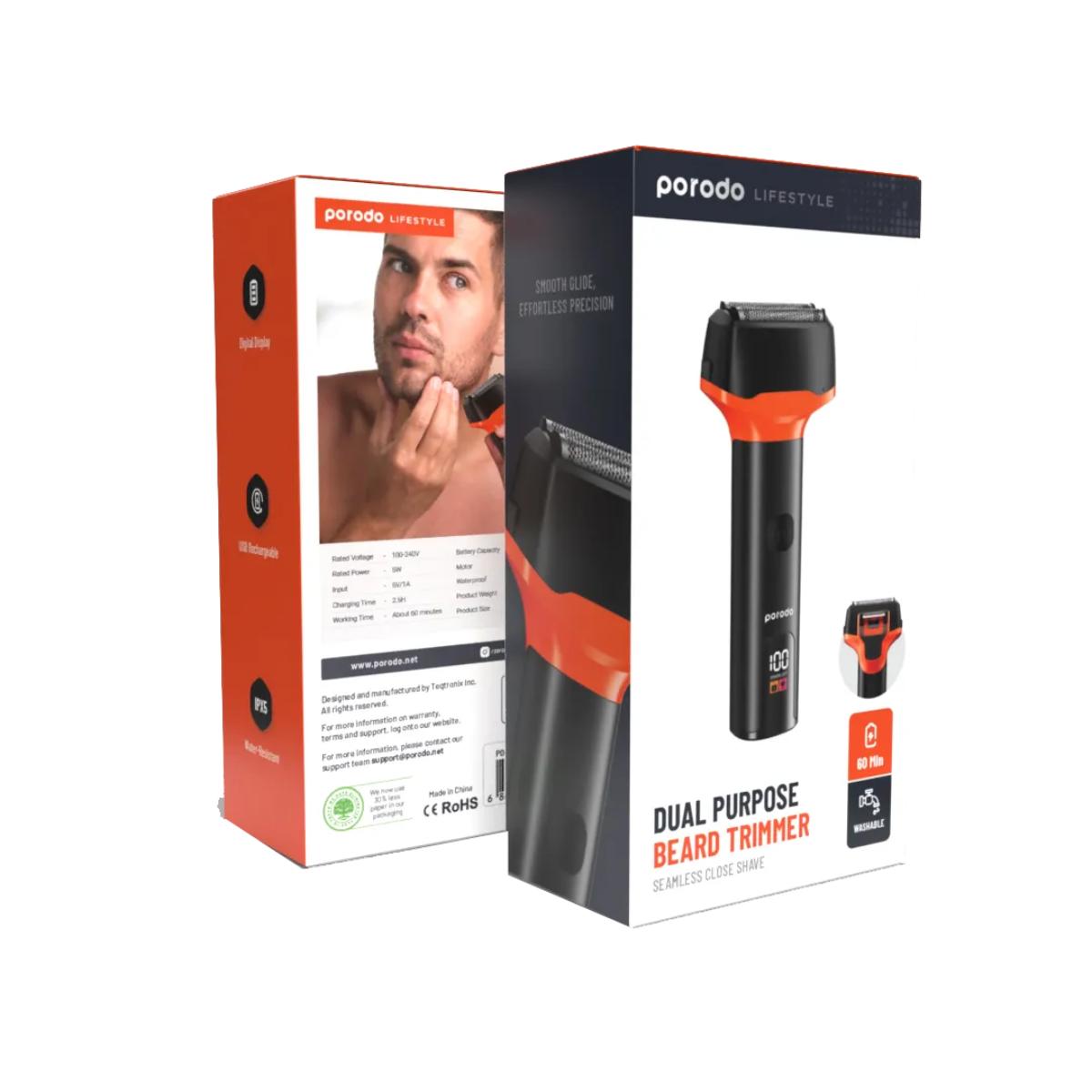 Porodo Lifestyle Dual Purpose Beard Trimmer
