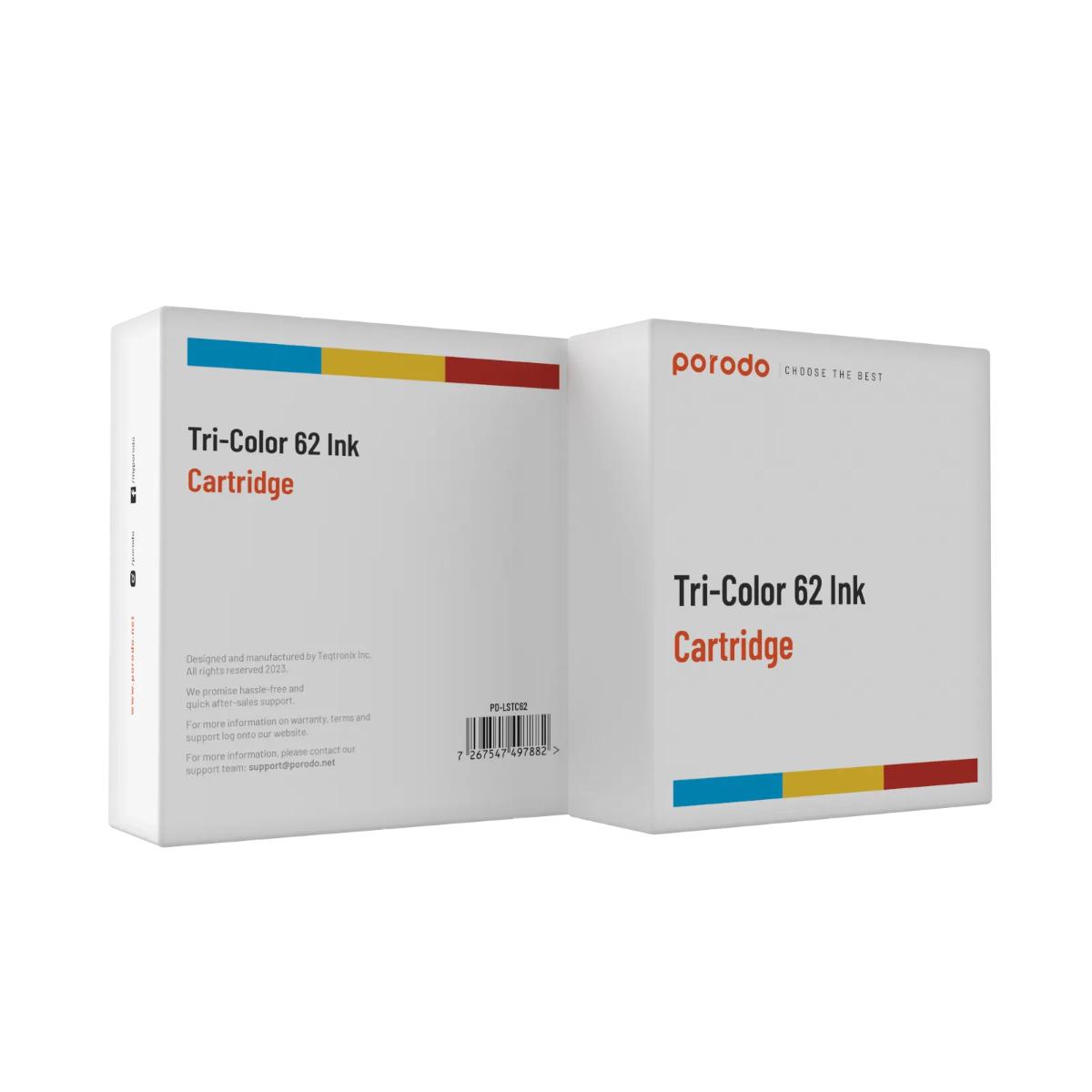 Porodo Tri-Color 62 Ink Cartridge