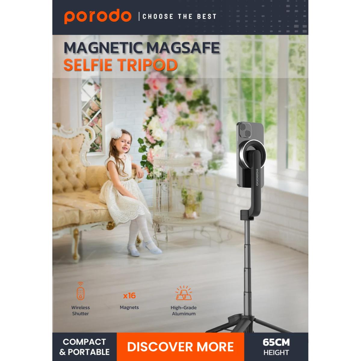 Porodo Magnetic Magsafe Selfie Tripod