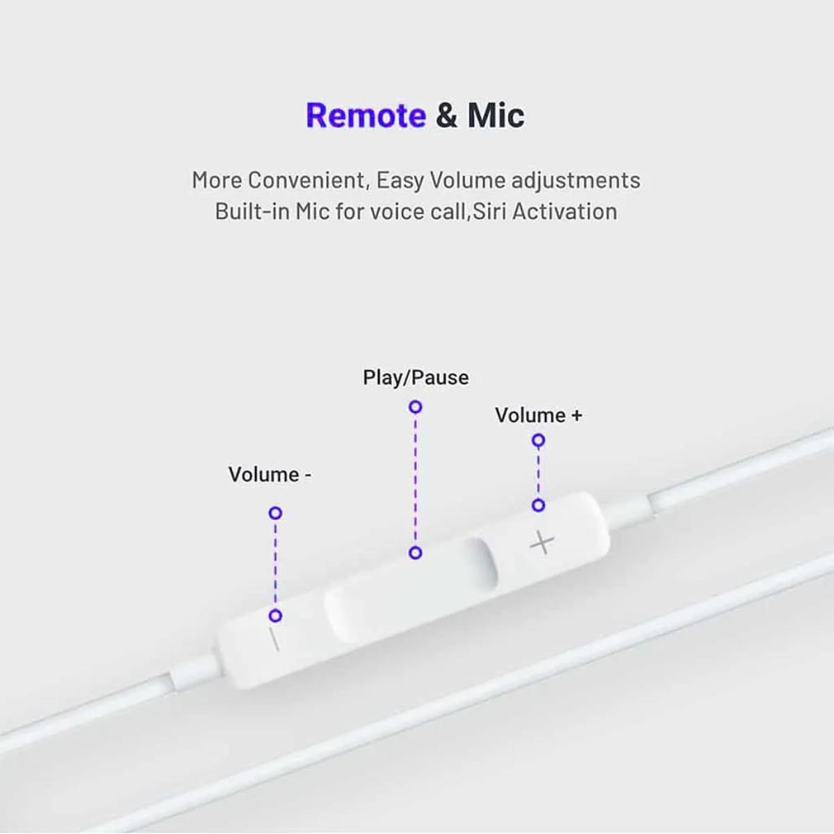 Porodo  Hands-Free Mono Earphone (3.5mm)