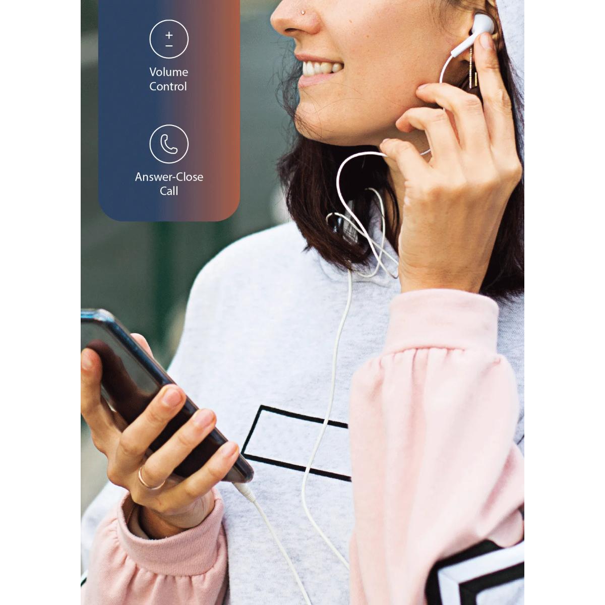 Porodo  Hands-Free Mono Earphone (3.5mm)