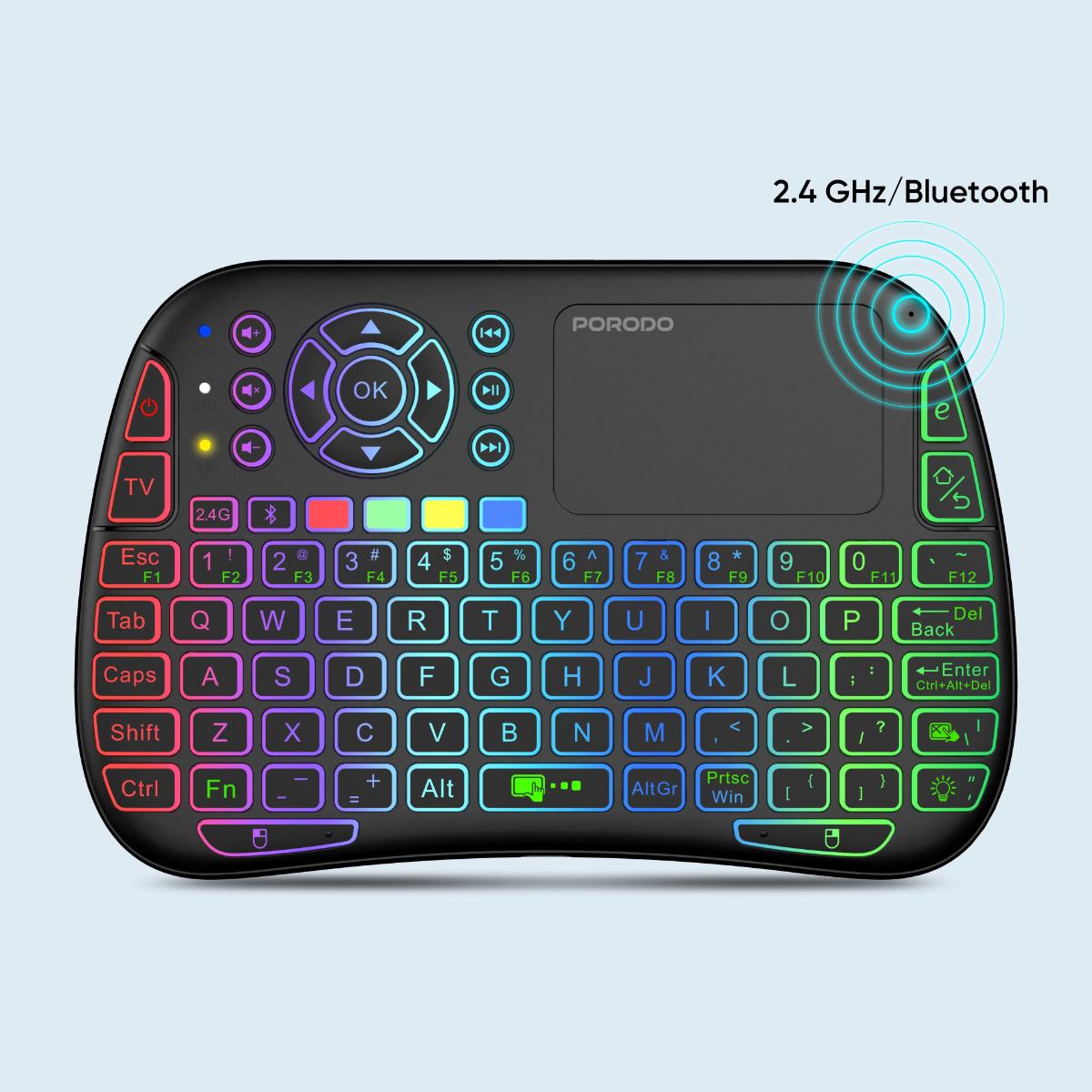 Porodo Universal Keyboard Remote & Mouse