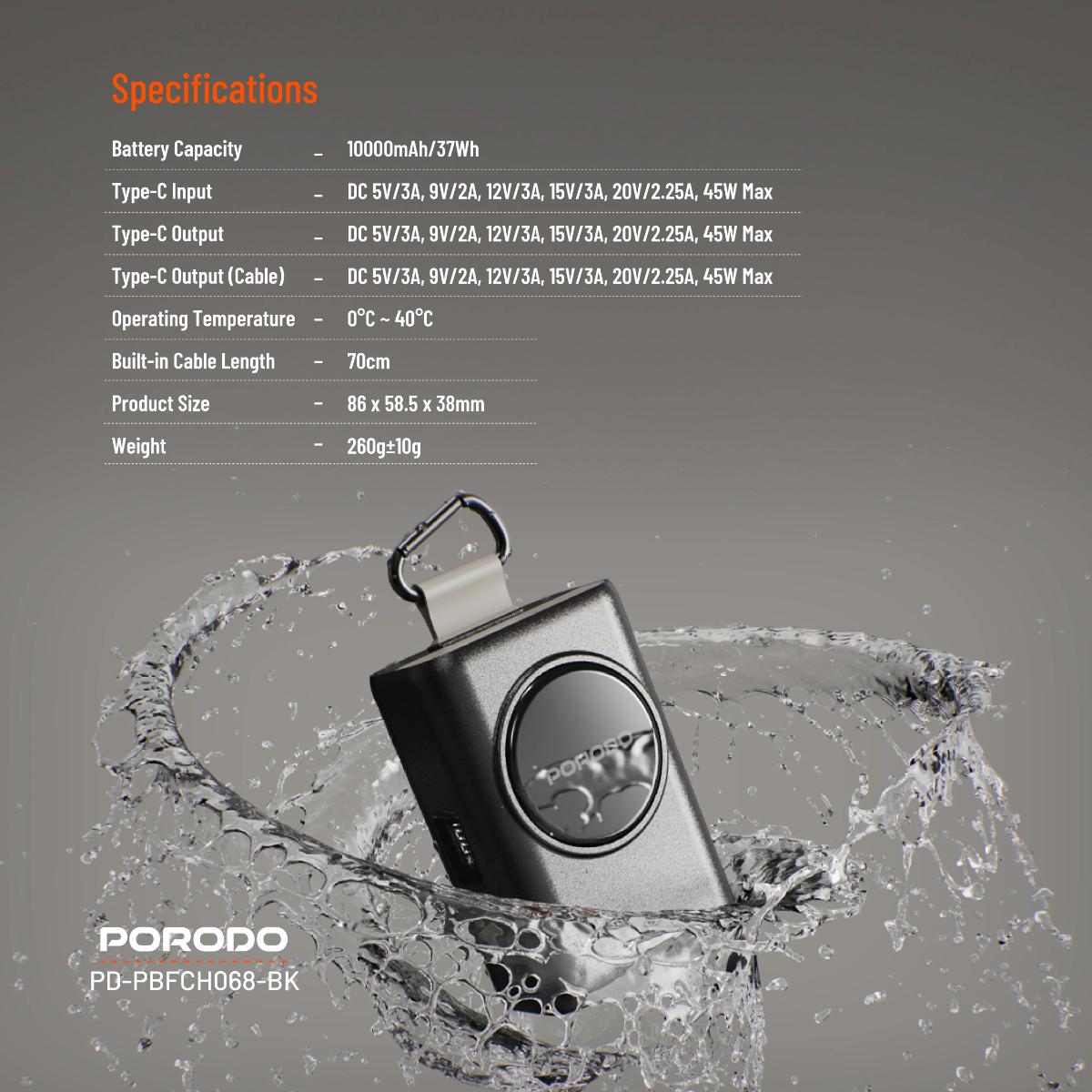 Porodo Power Bank PB068 10000mAh