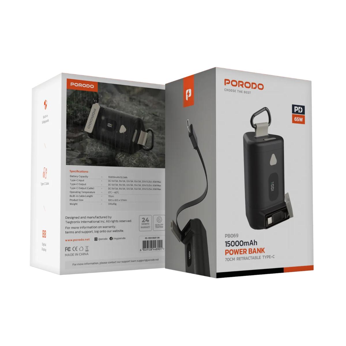 Porodo Power Bank PB069 15000mAh