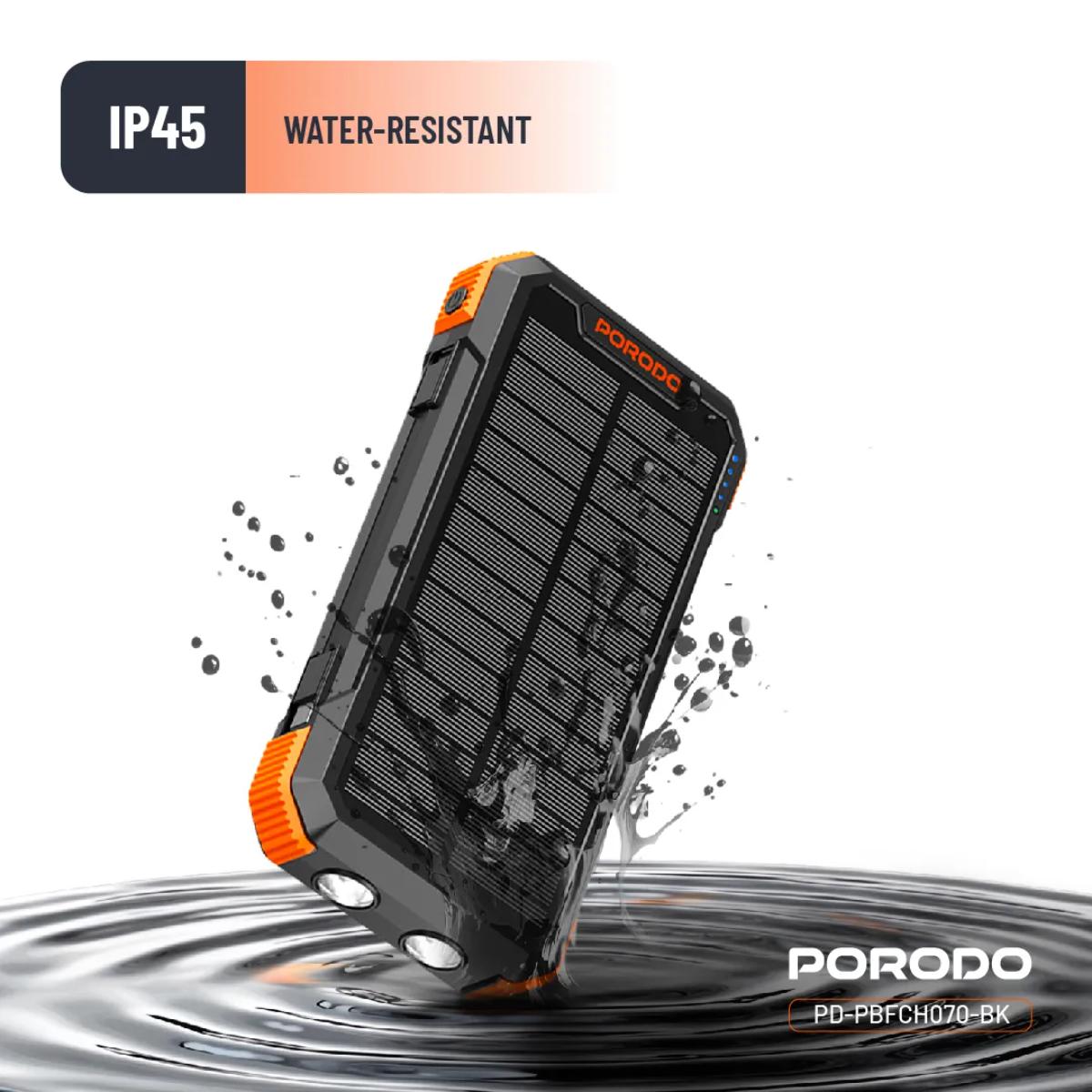 Porodo Power Bank PB070 20000mAh 4-Panel Solar
