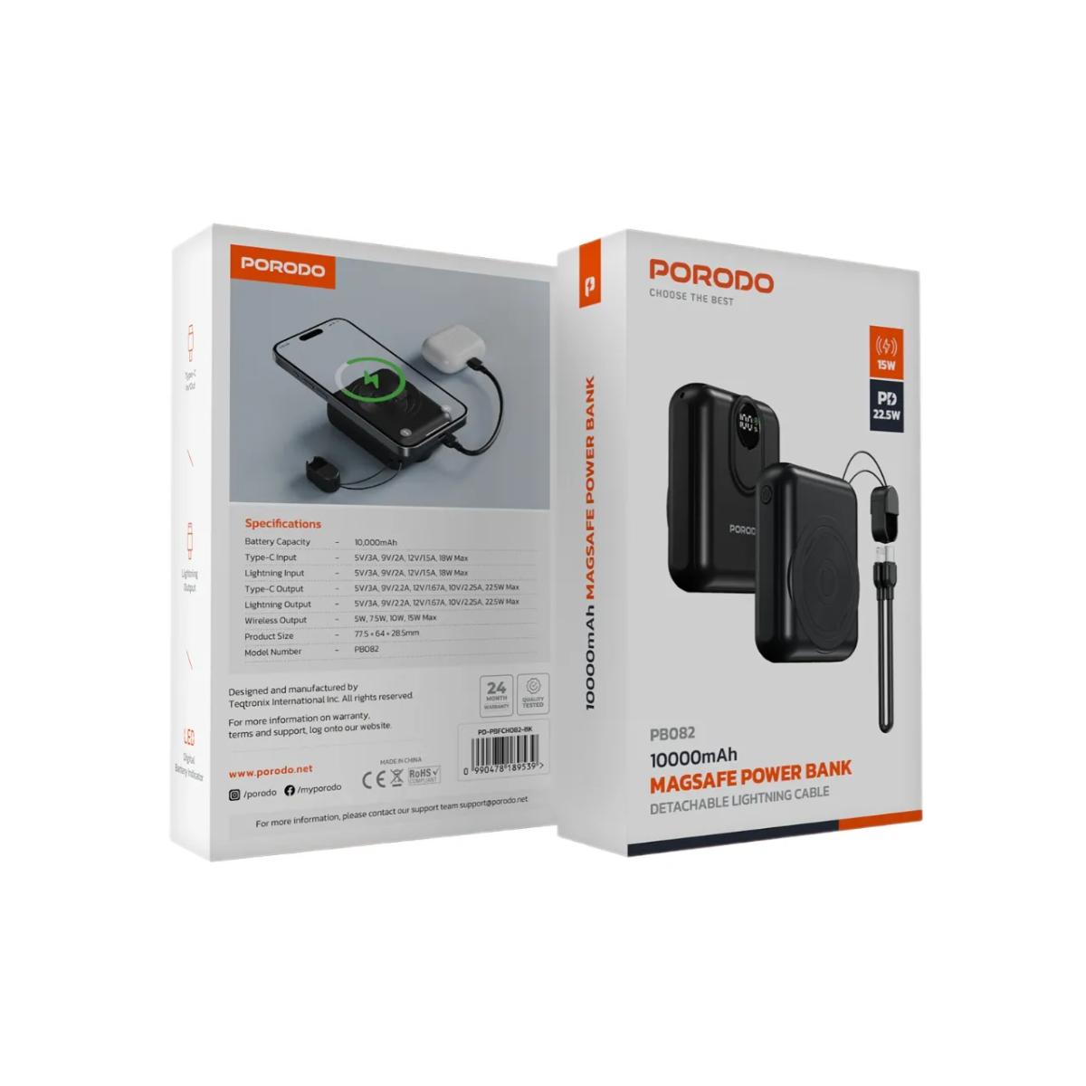 Porodo 10000mAh MagSafe Power Bank
